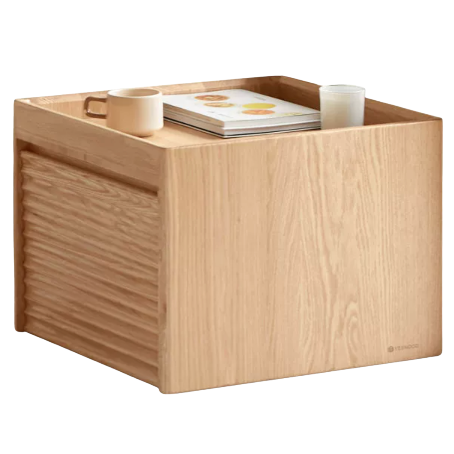 Black walnut, Oak, Beech, Ash Solid Wood Rock Plate Combination Coffee Table