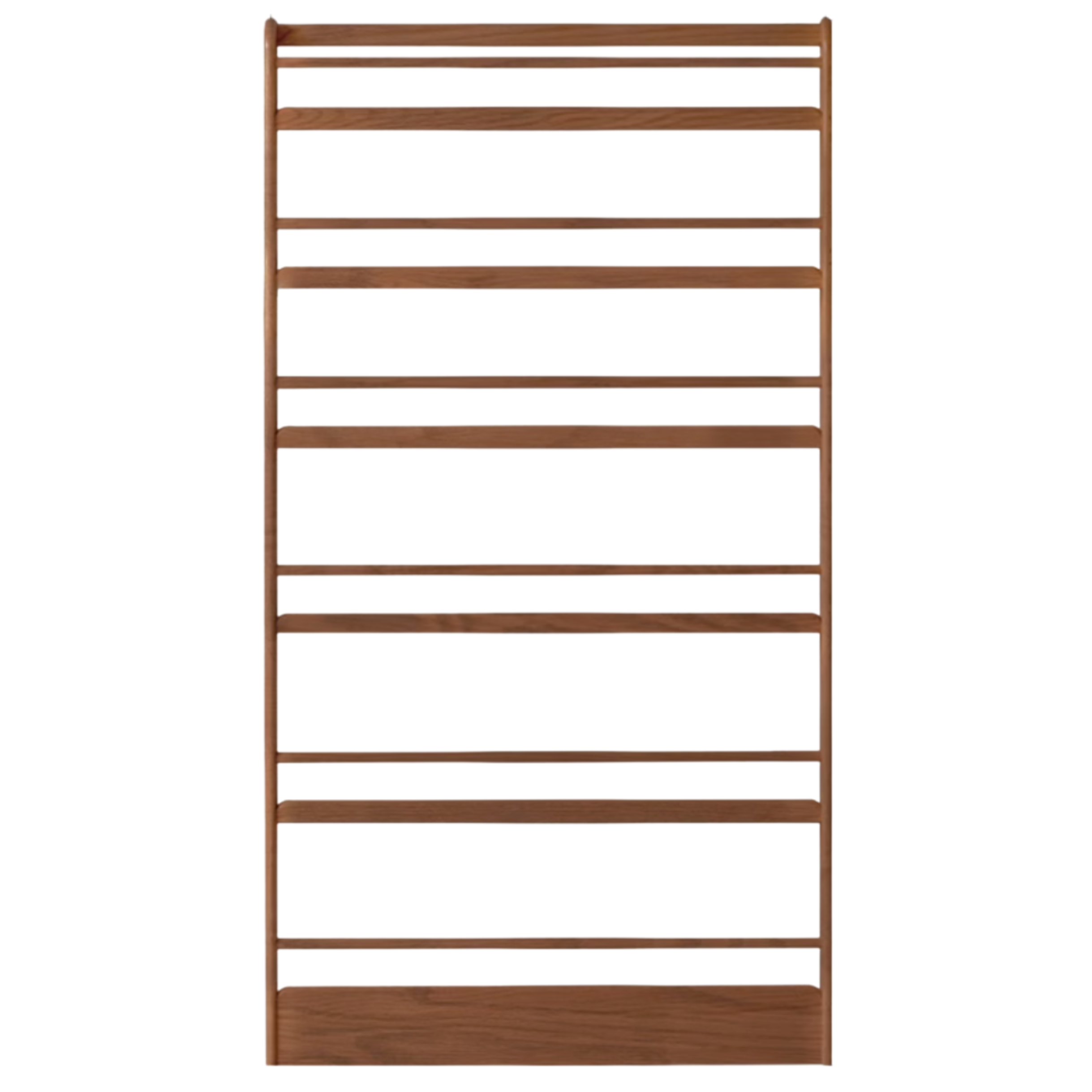 Oak, Beech Solid Wood Wall-mounted Ultra-thin Bookshelf