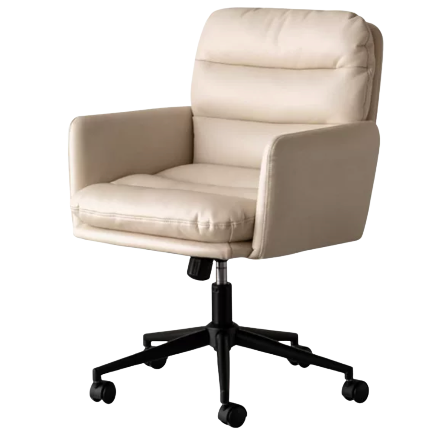 Organic Leather Office Ergonomic Liftable Chair