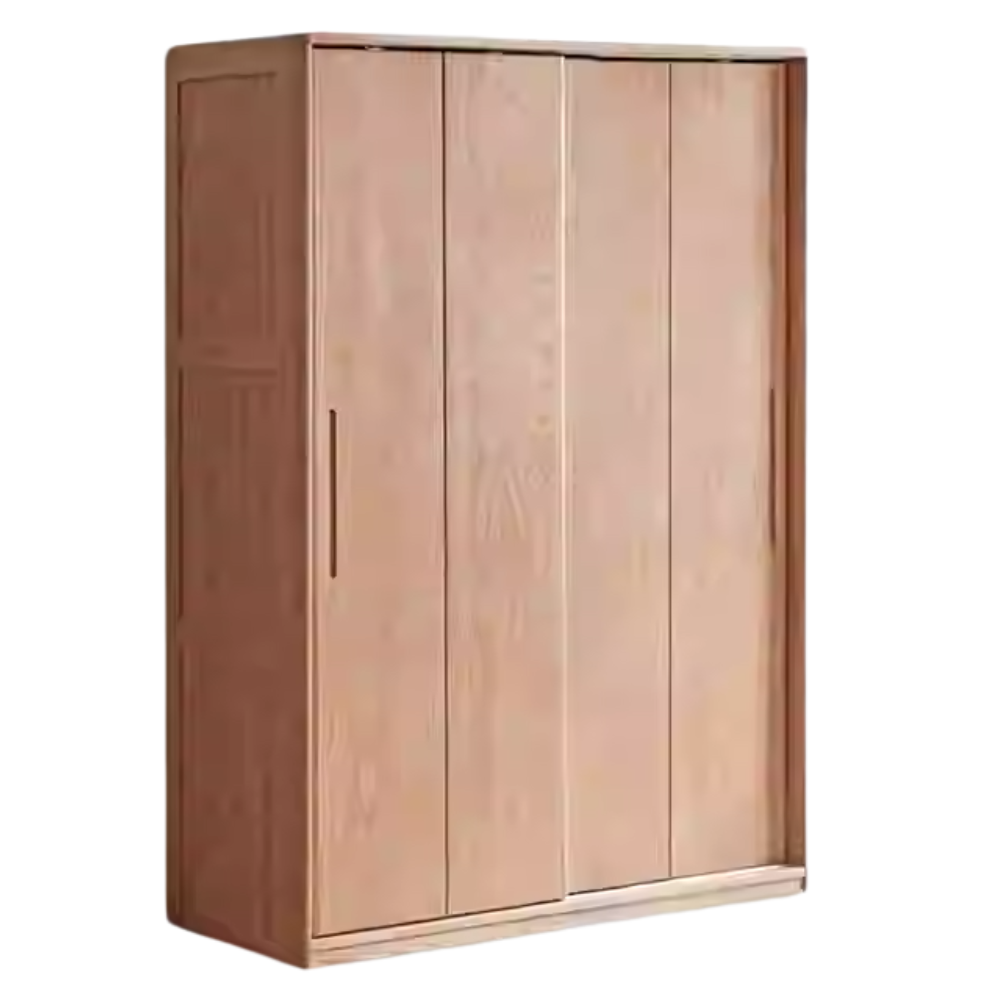 Oak, Ash Solid Wood Wardrobe Sliding Door