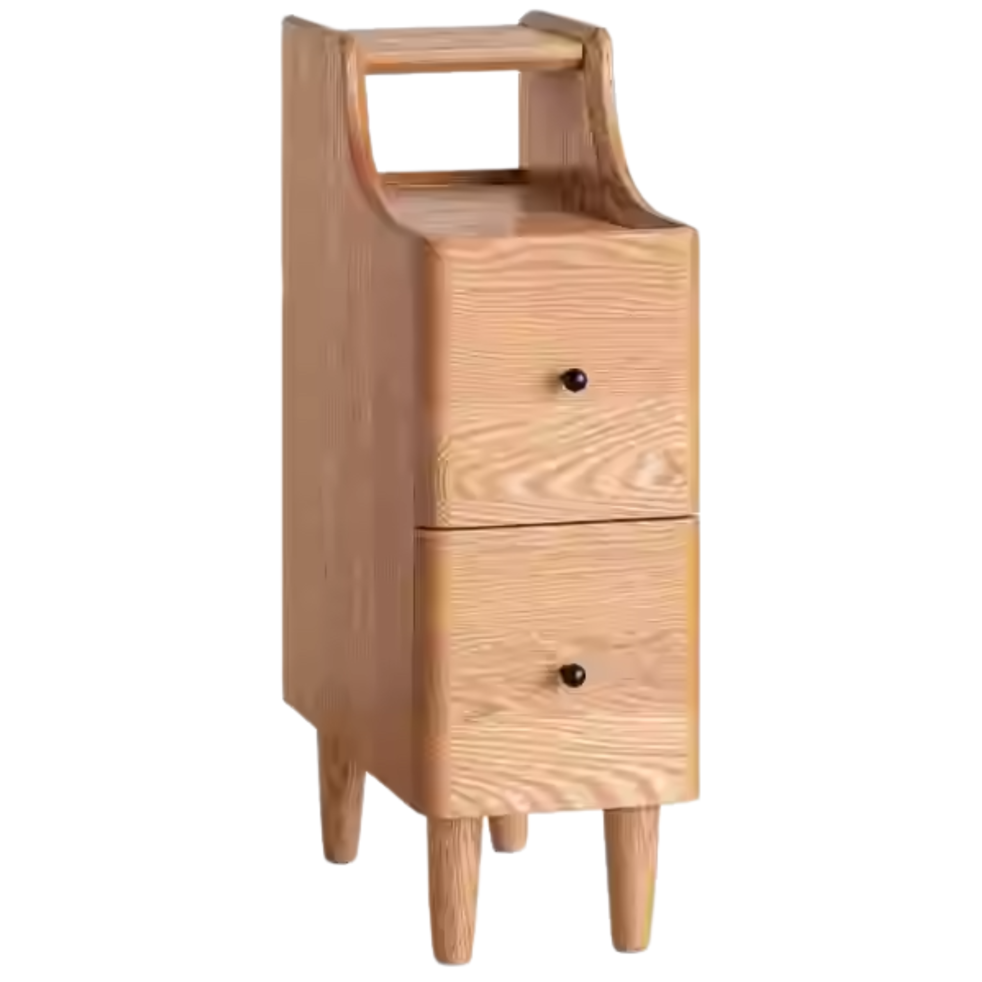 Ash, Oak Solid Wood Modern Nightstand