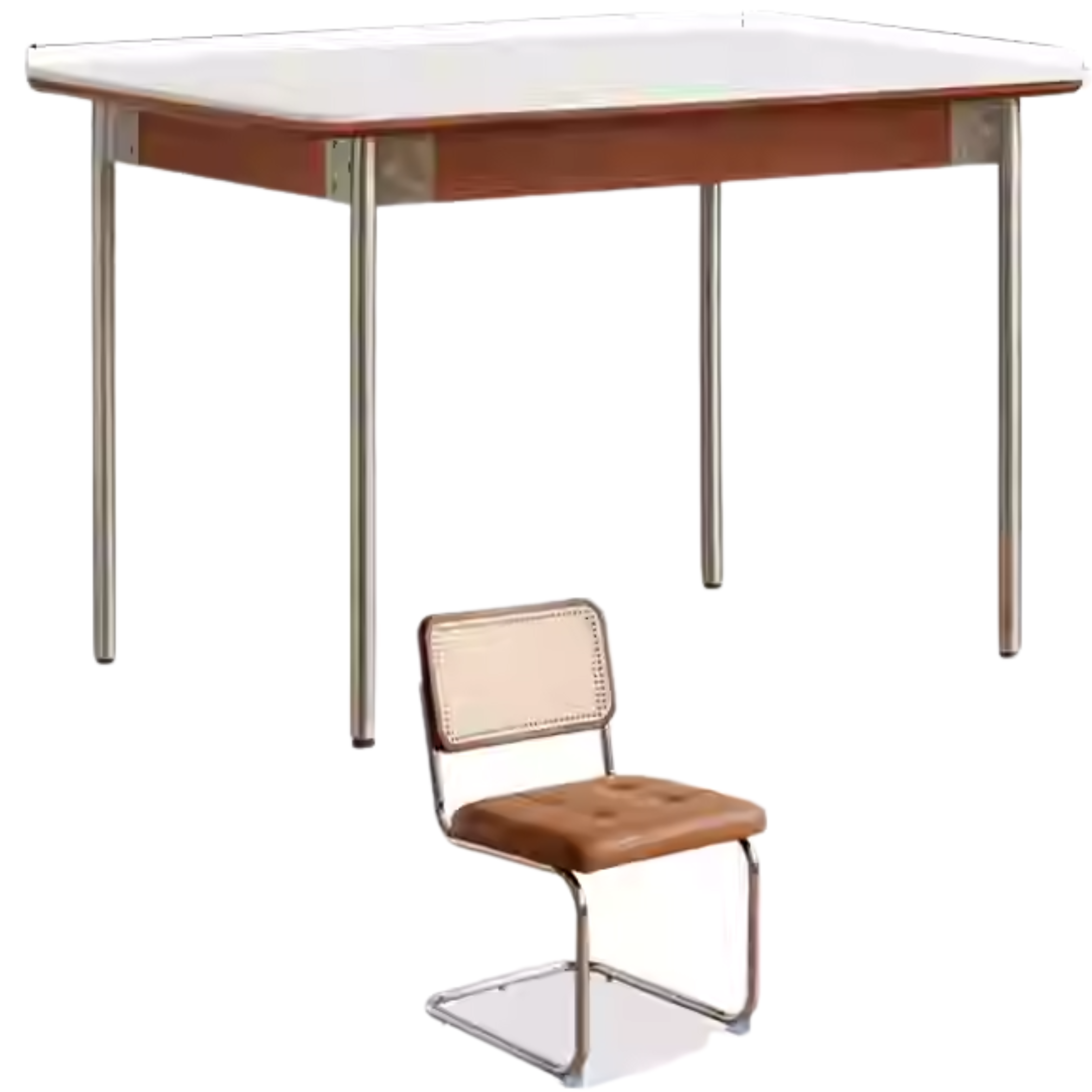 Poplar Solid Wood Bauhaus Dining Table