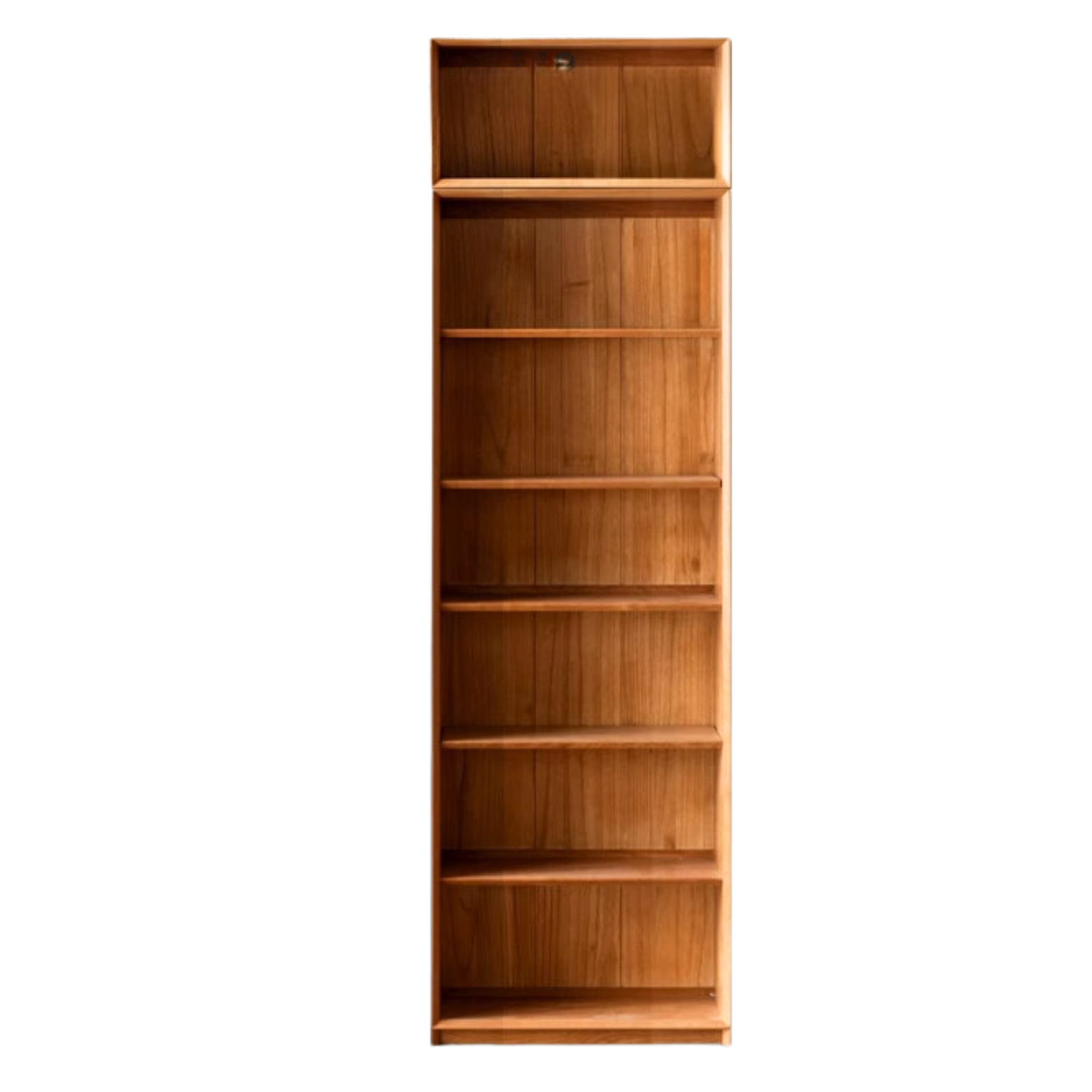 Cherry Wood Combination Bookcase Floor Shelf Glass Door Bookcase-