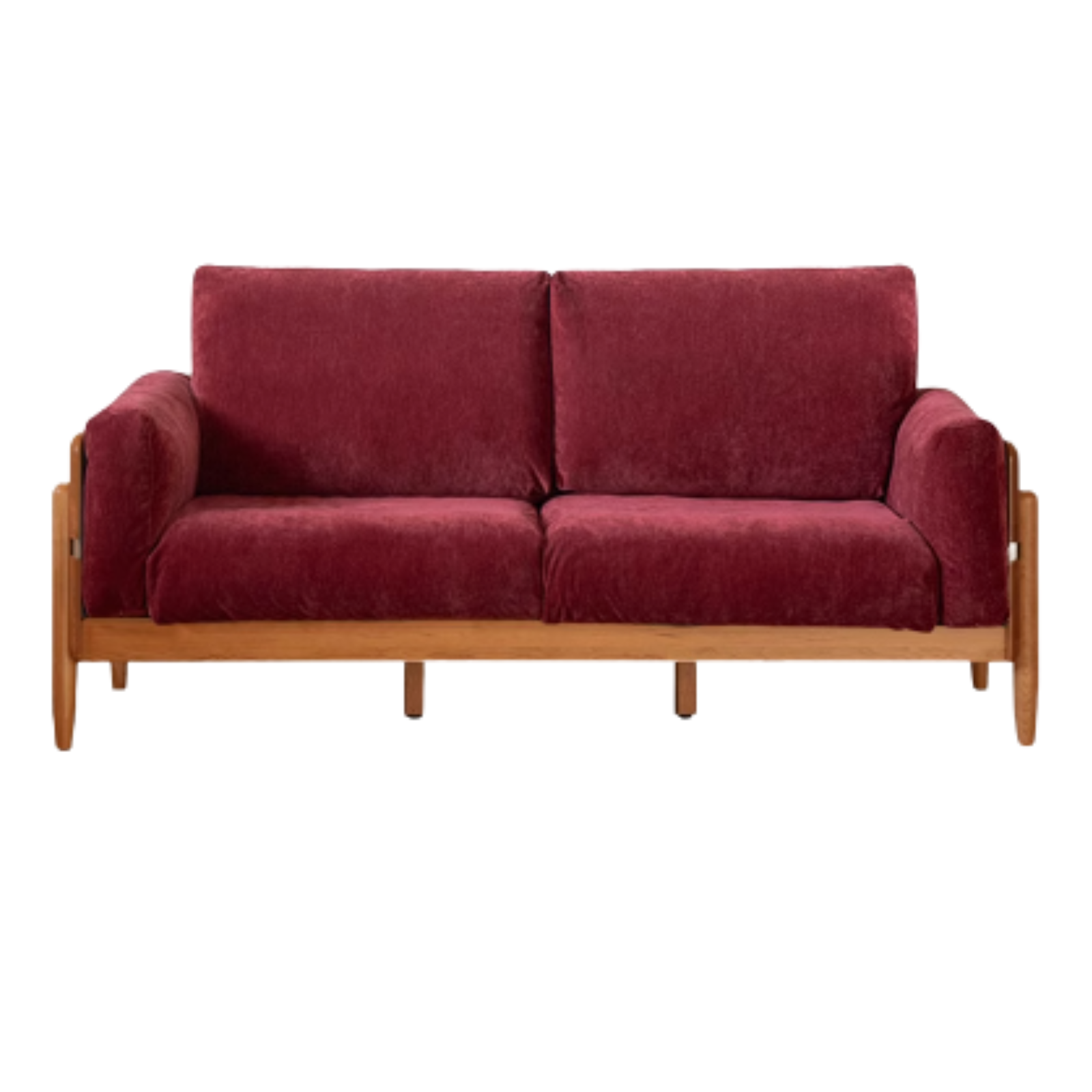 Cherry, Oak Solid Wood Antique Style Sofa: