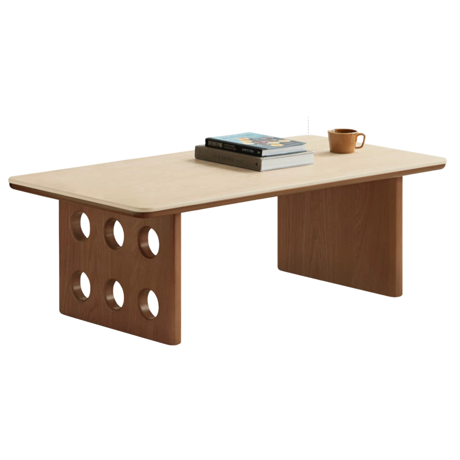 Black Walnut, Ash Solid Wood Ancient Style Coffee Table