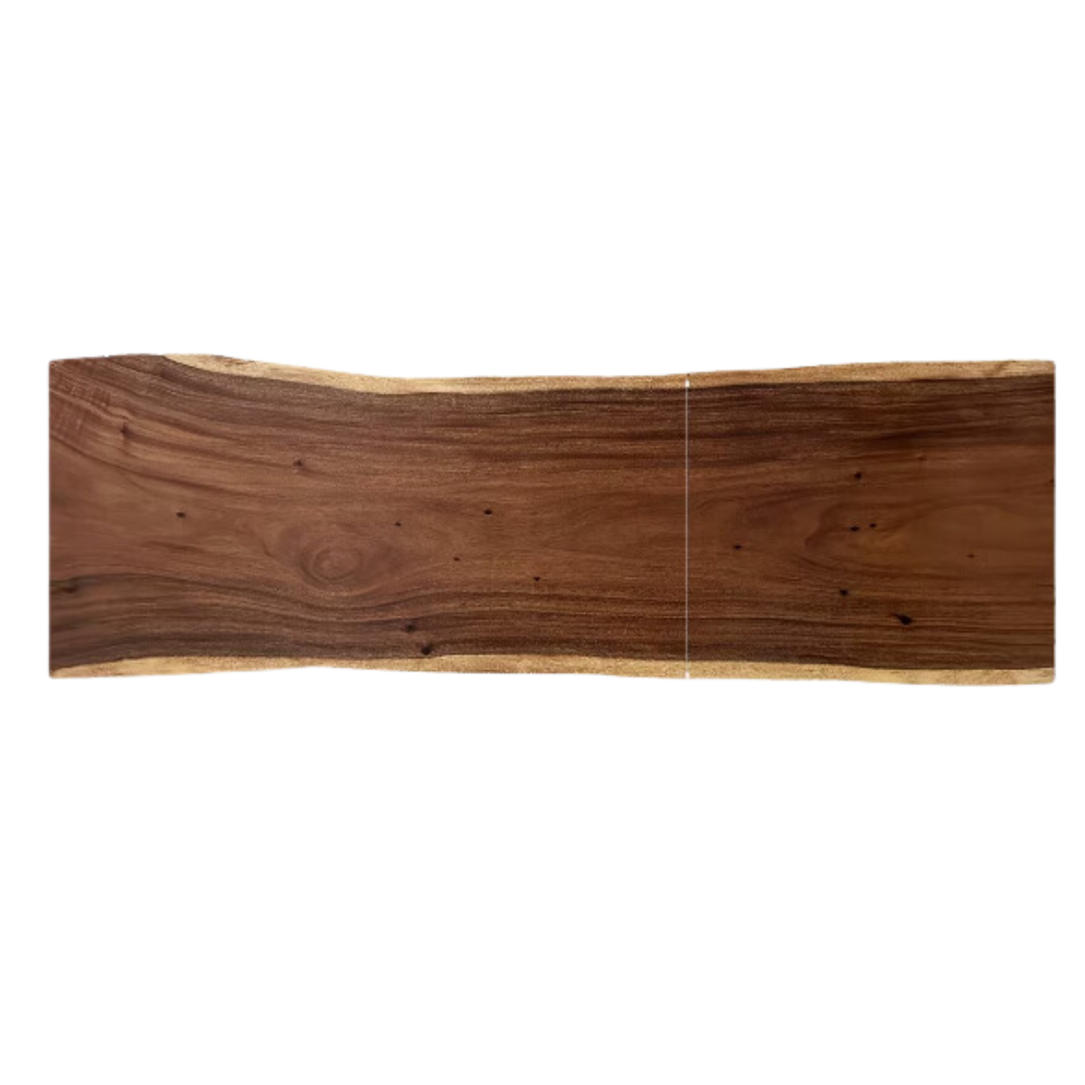 Black walnut Solid wood natural edge large top for dining table: