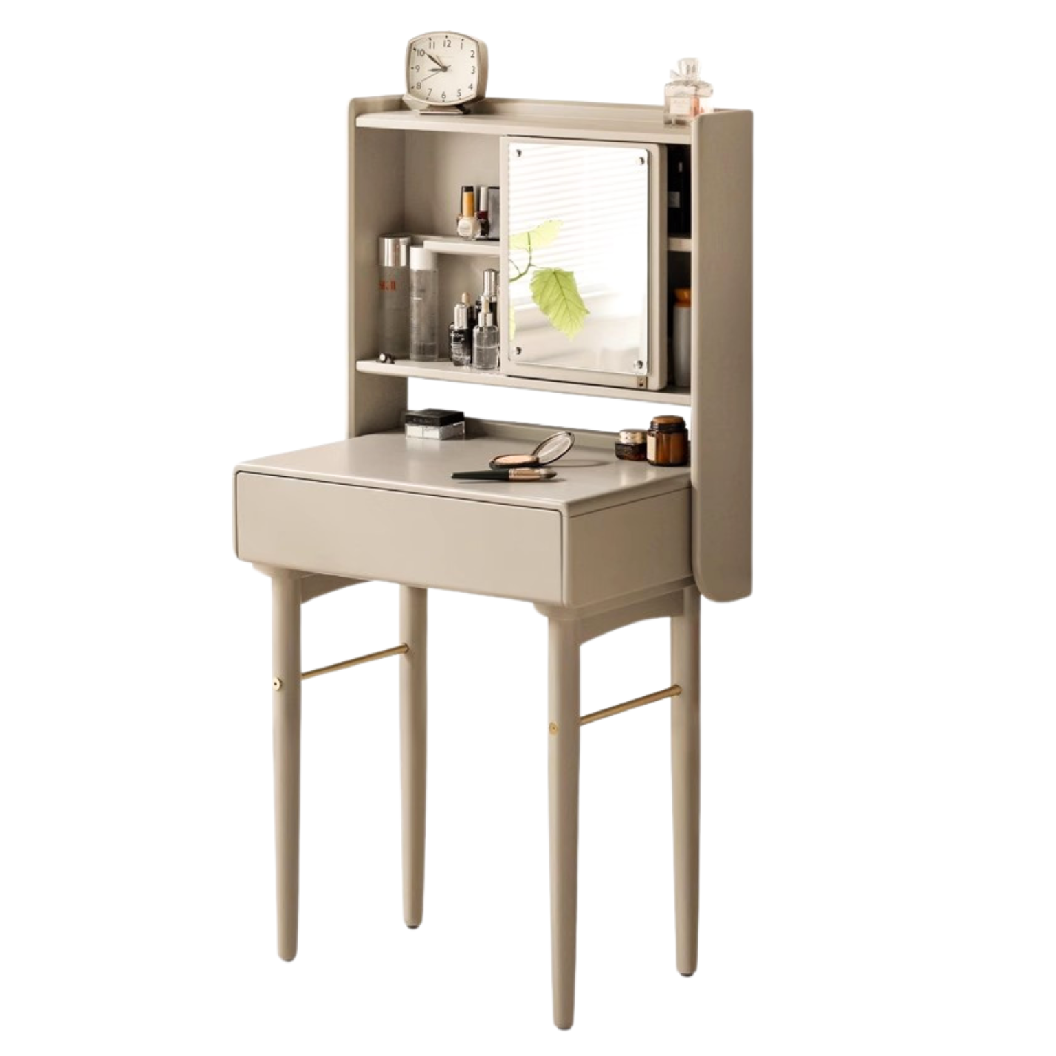 Poplar solid wood Dressing table light luxury :