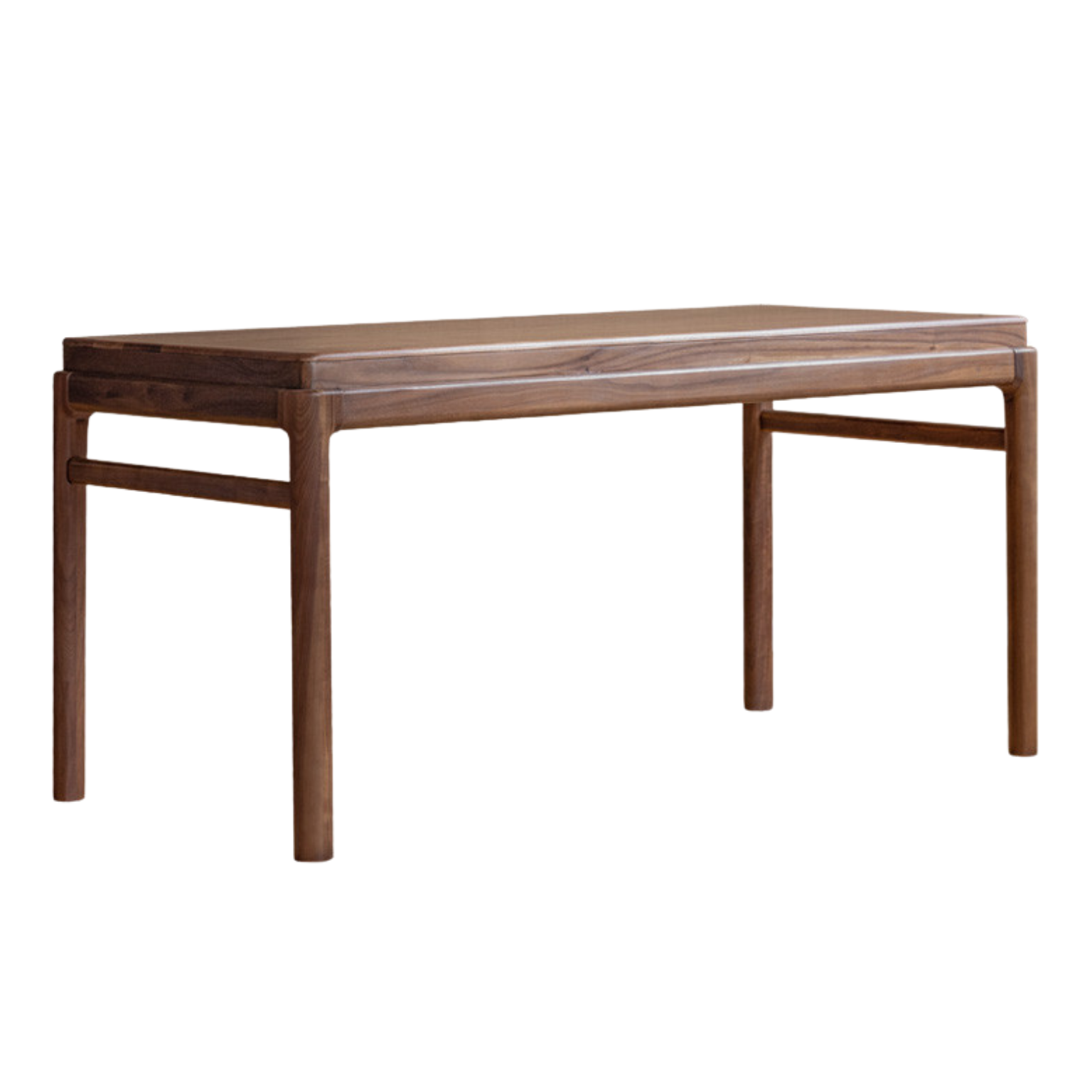 Black walnut solid wood tea table,