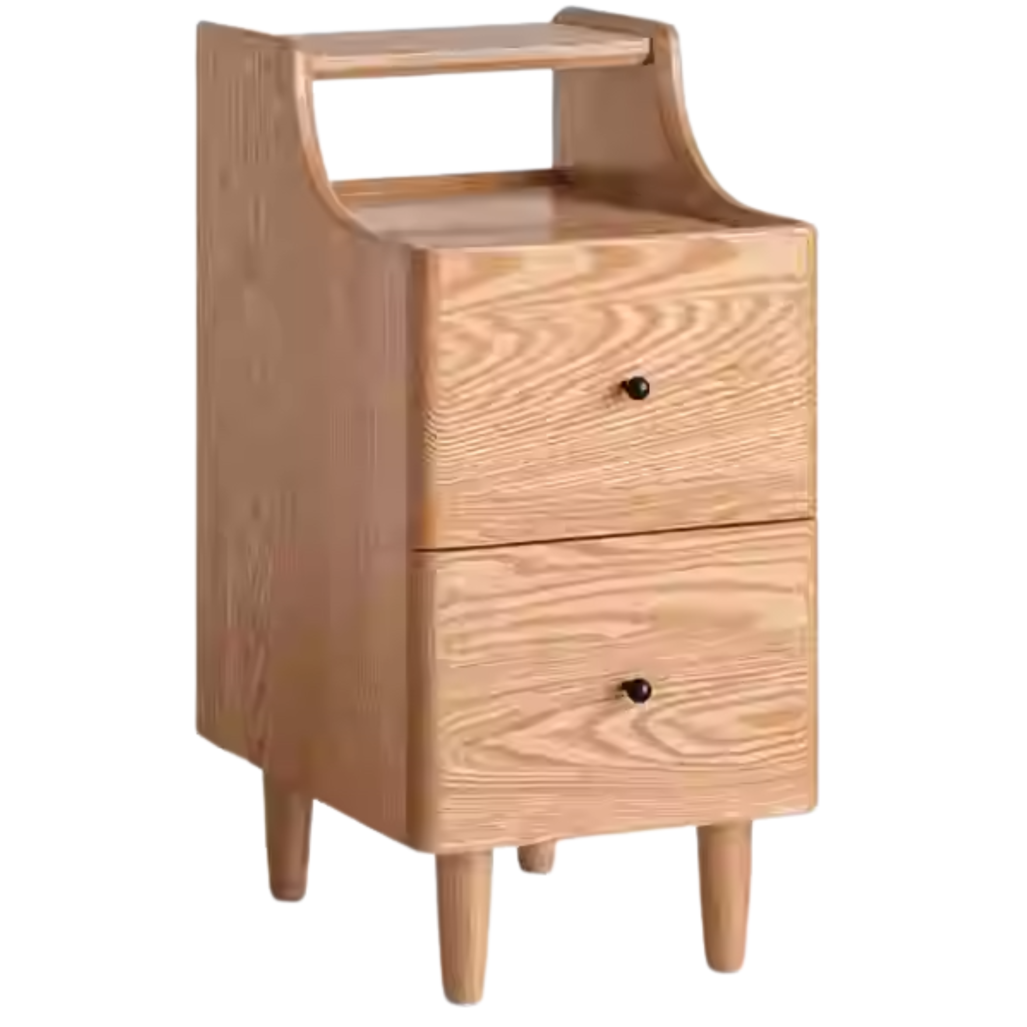 Ash, Oak Solid Wood Modern Nightstand