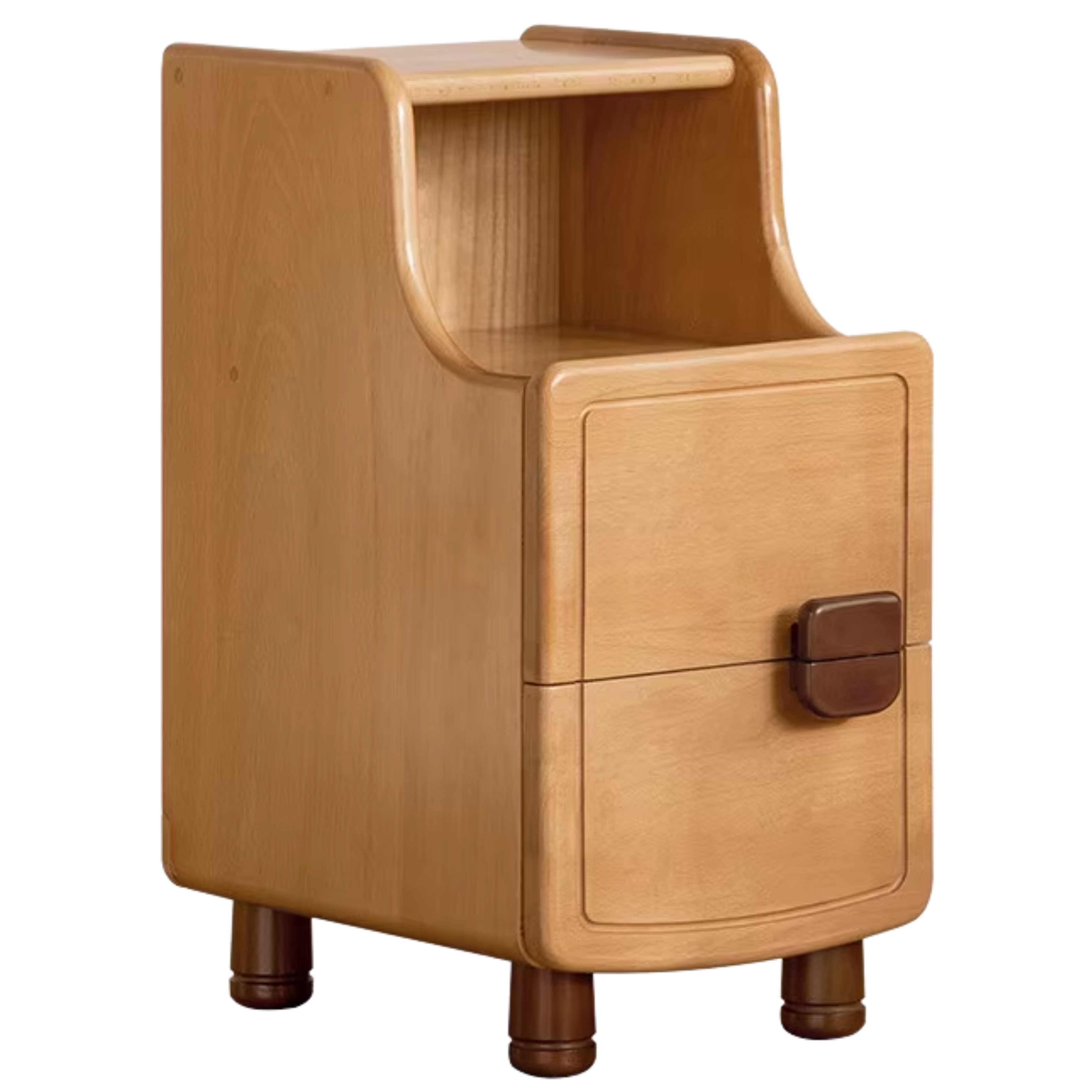 Beech Solid Wood Modern Kids Nightstand