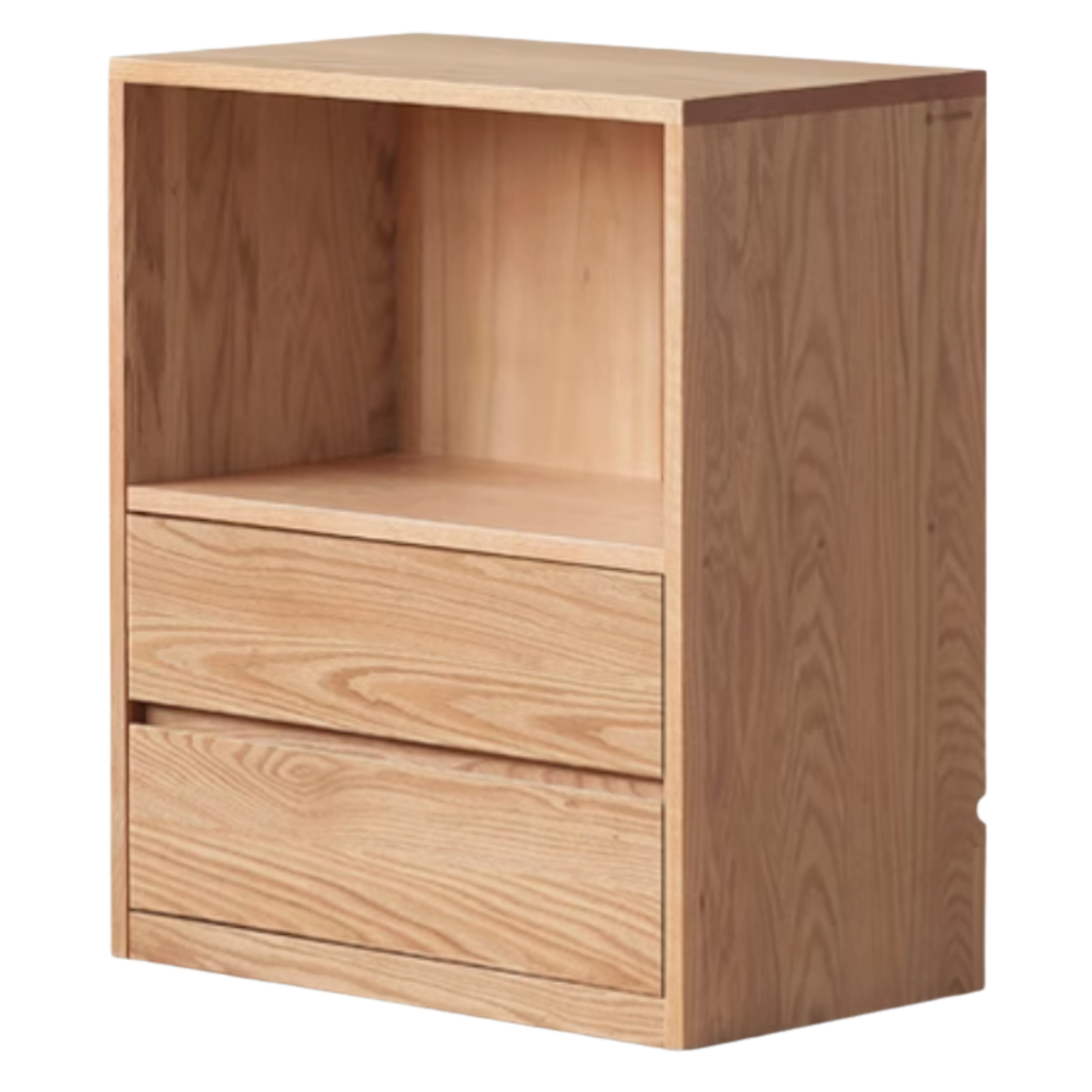 Oak, Rubberwood, Ash Solid Wood Bookcase Free Combination Low Cabinet Floor-Standing Bookshelf