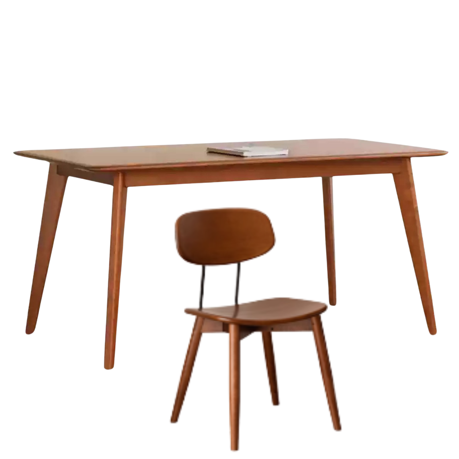 Poplar Solid Wood Restaurant Medieval Style Dining Table