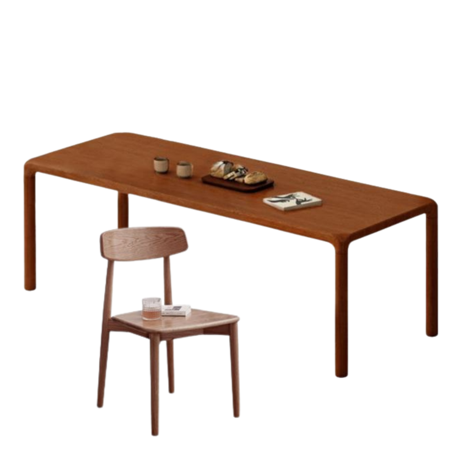 Ash Solid Wood Japanese Modern Dining Table