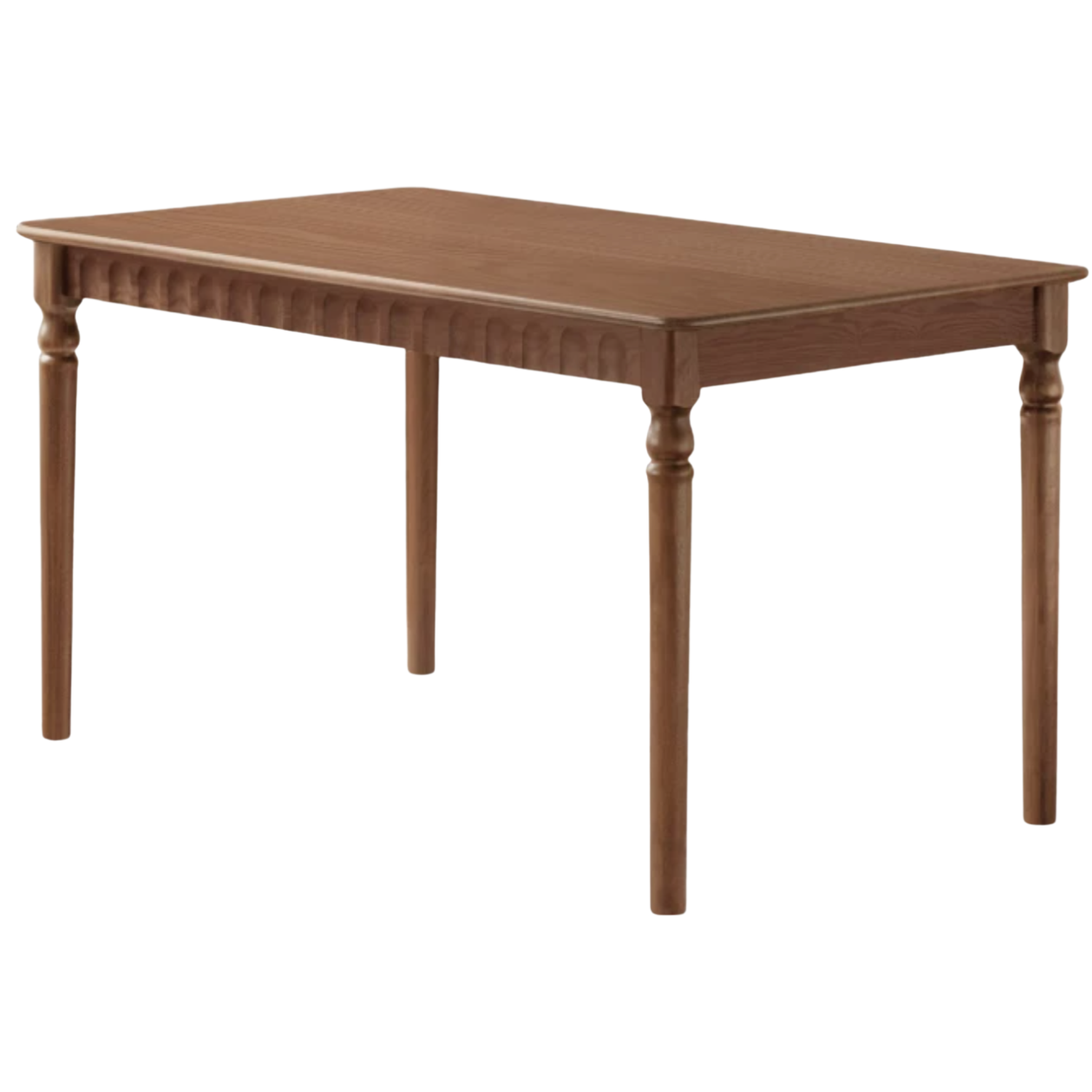Black Walnut, Ash Solid Wood American Retro Style Dining Table