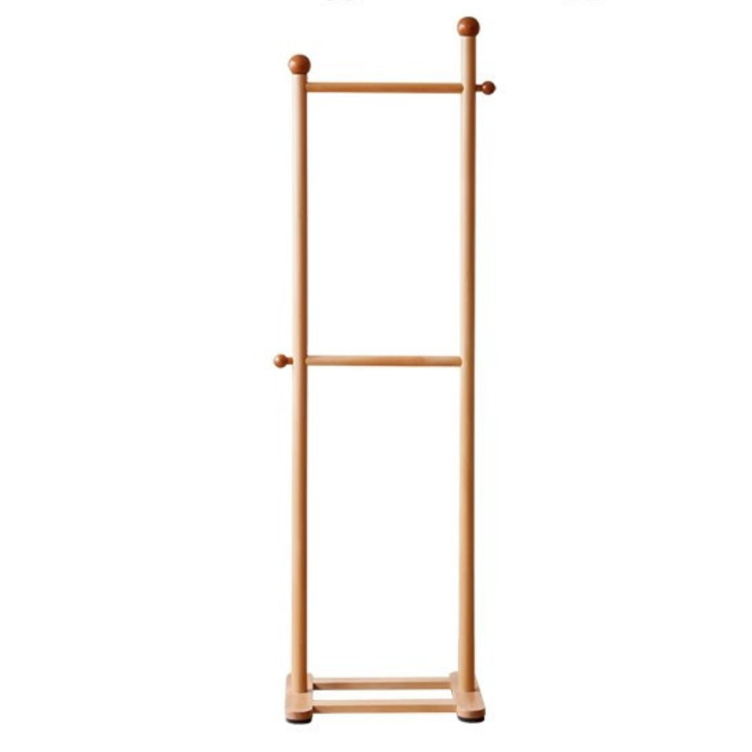 Beech solid wood coat rack for children's bedroom clothes hanger: