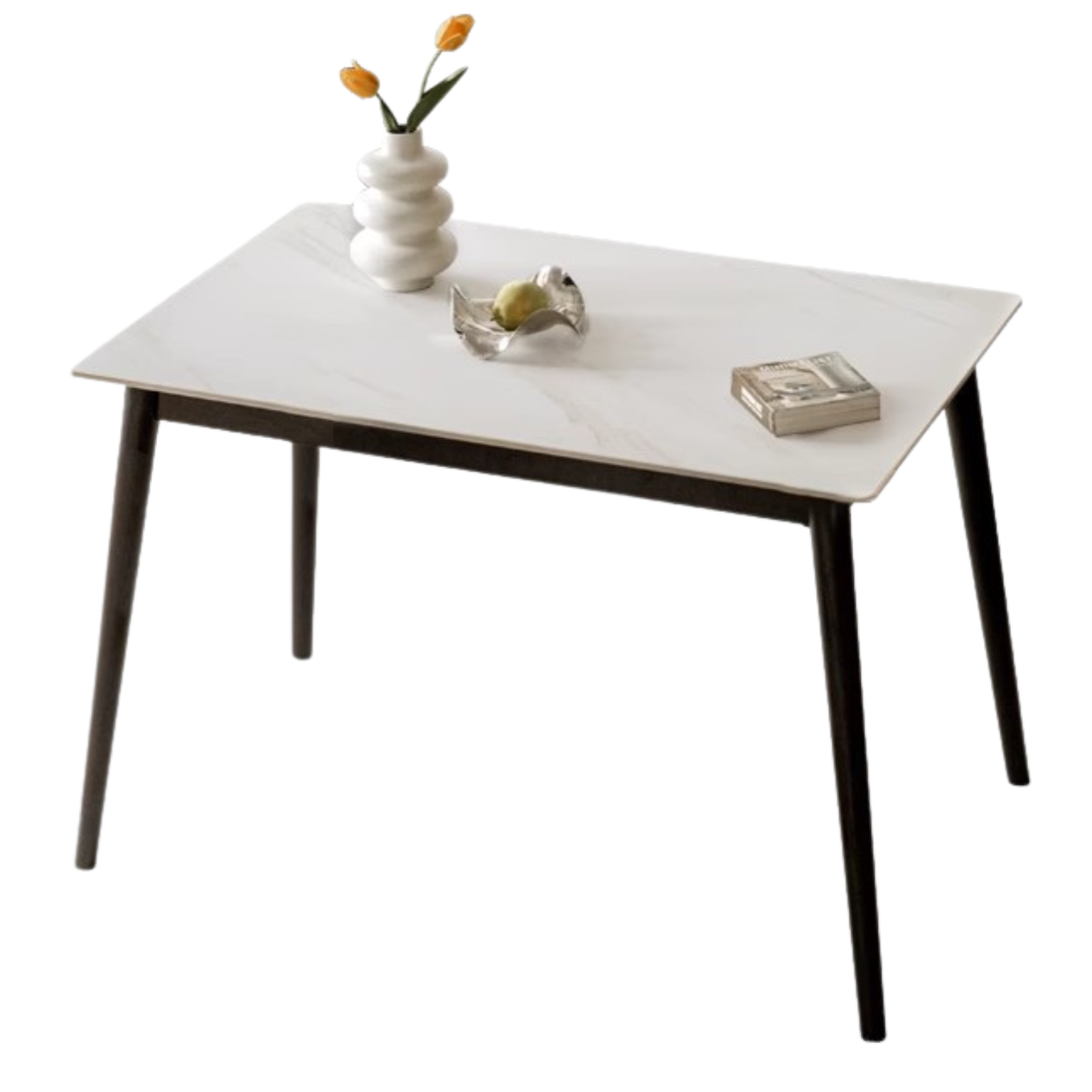 Oak Solid Wood Rock Plate Dining Table,