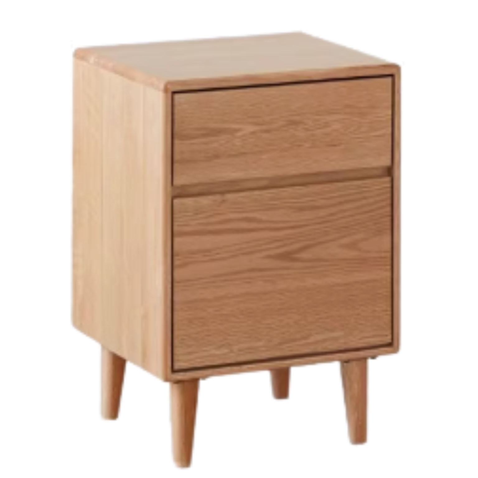 Oak solid wood retractable dressing table modern