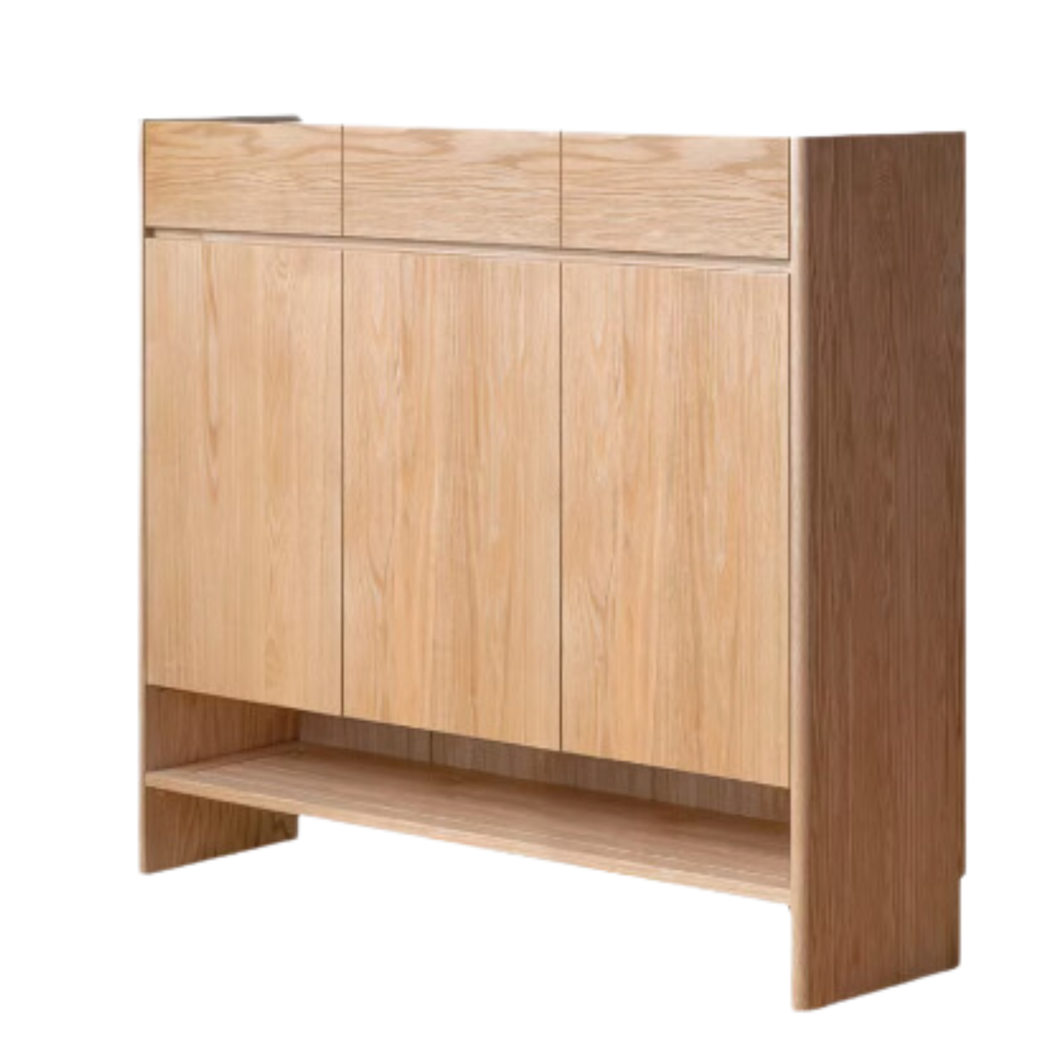 Oak Solid Wood Shoe Cabinet Nordic