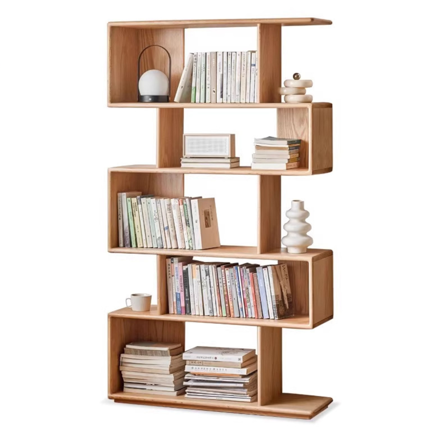 Oak solid wood Decorative storage partition -