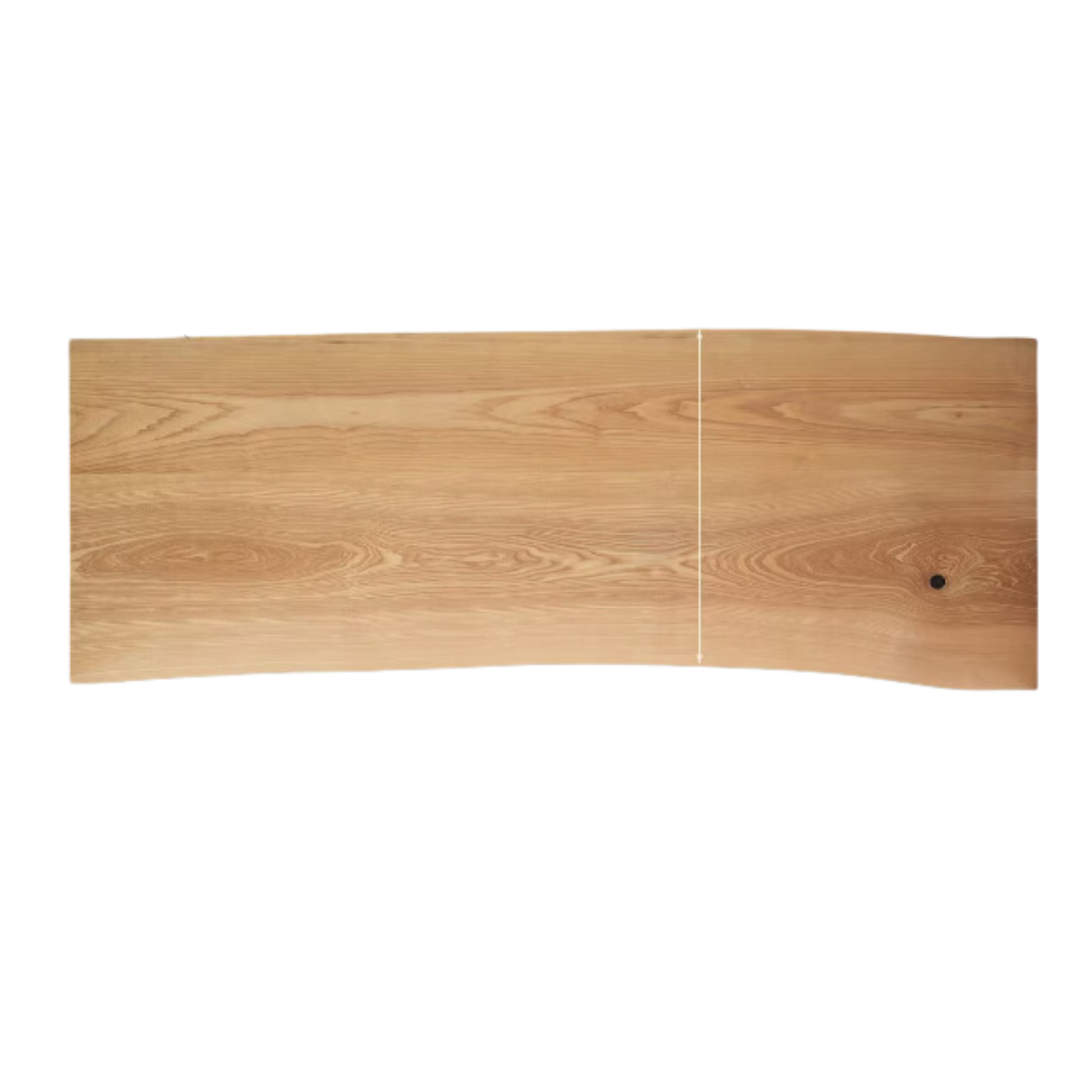 Ash solid wood large board natural edge for dining table