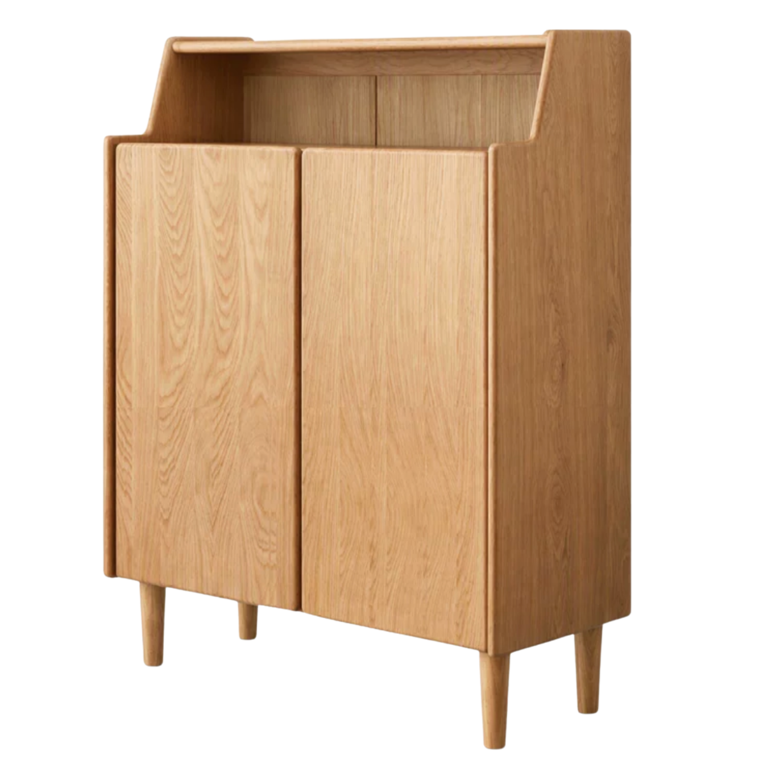 Oak Solid Wood Shoe Cabinet