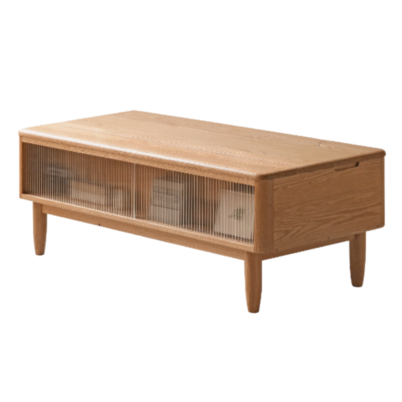 Oak solid wood Lifting Coffee Table