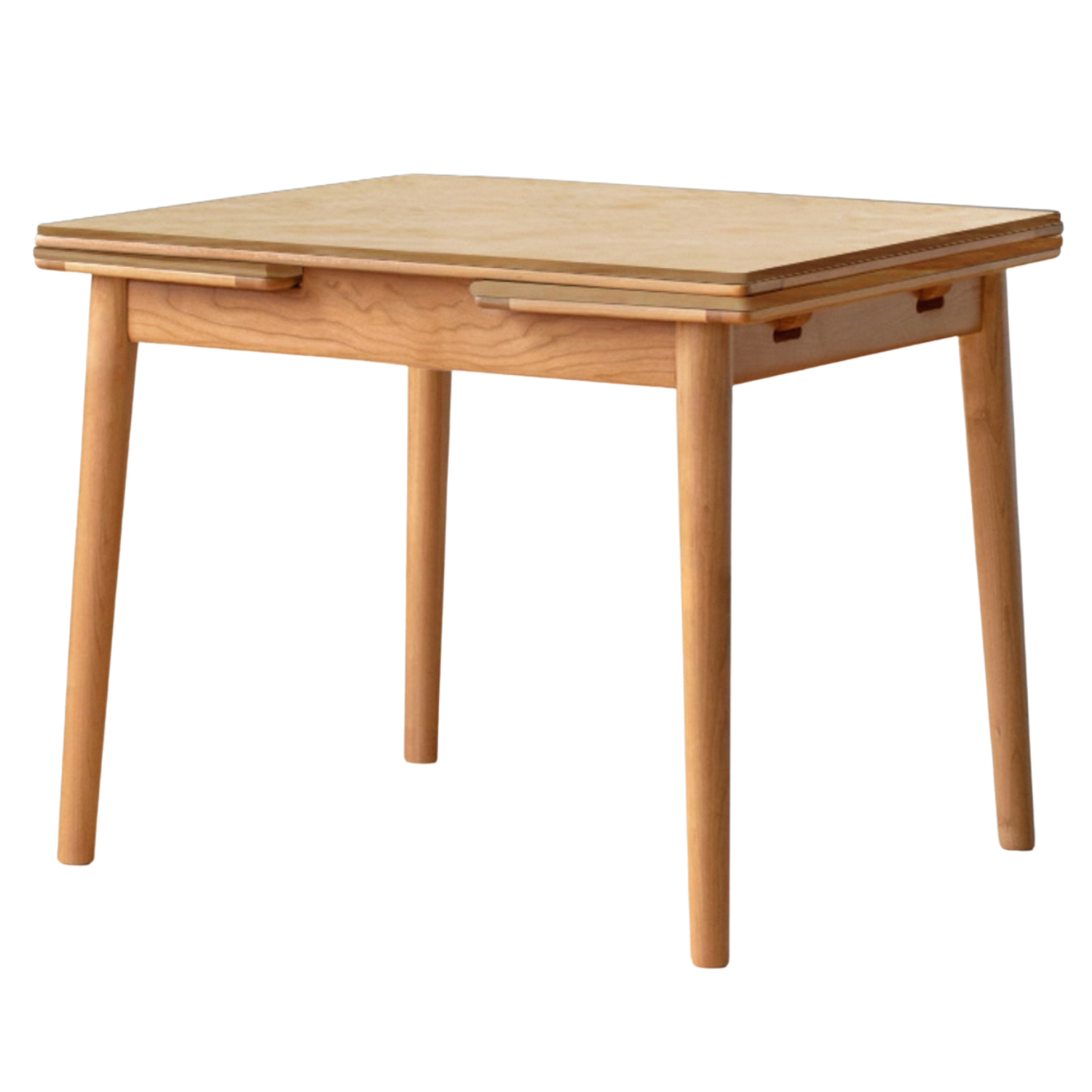 Cherry, Oak Solid Wood Extendable Slab Dining Table