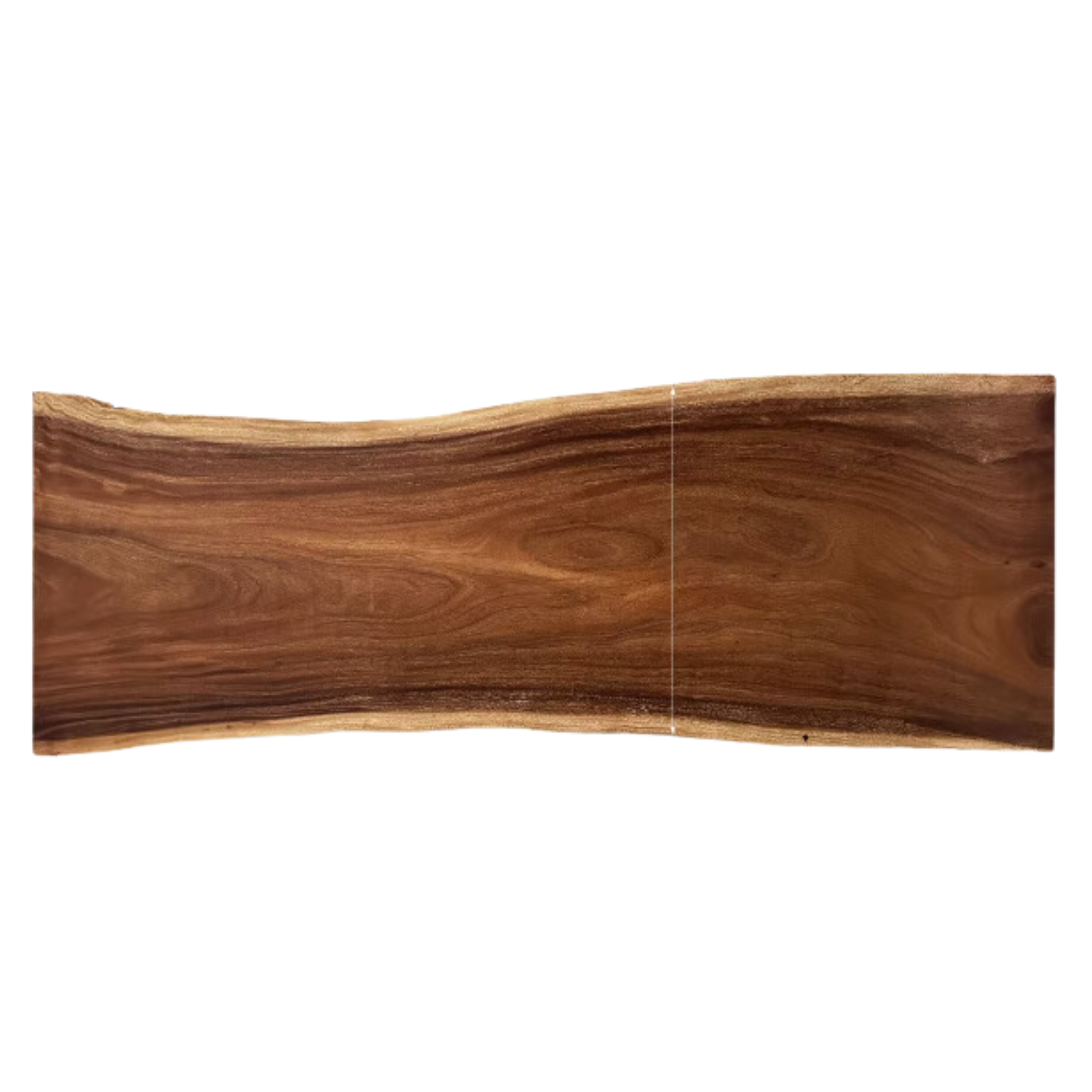 Black walnut Solid wood natural edge large top for dining table: