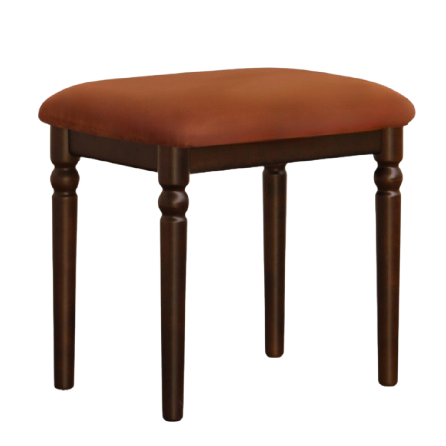 Beech Solid Wood American Retro Soft Makeup Stool