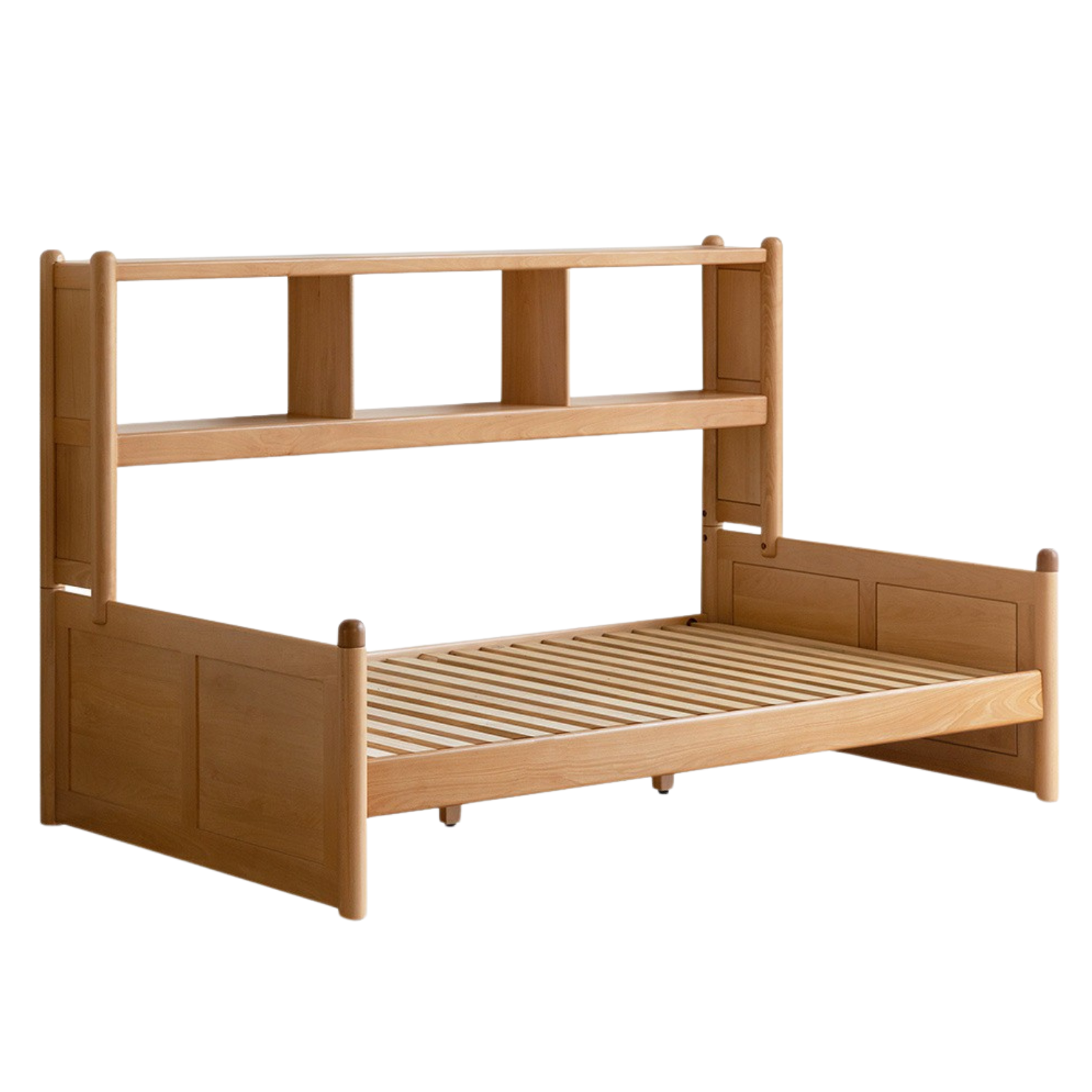 Beech solid wood children's multifunctional bed