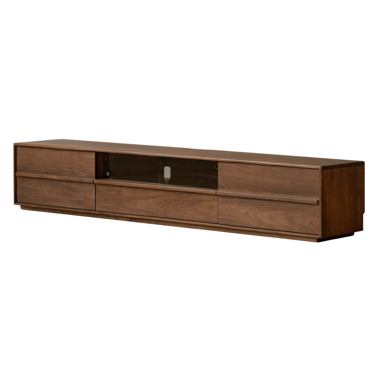 Black Walnut Solid Wood TV Stand