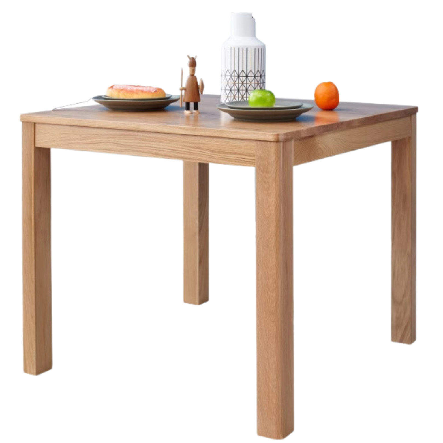 Oak solid Wood Dining Table Square -