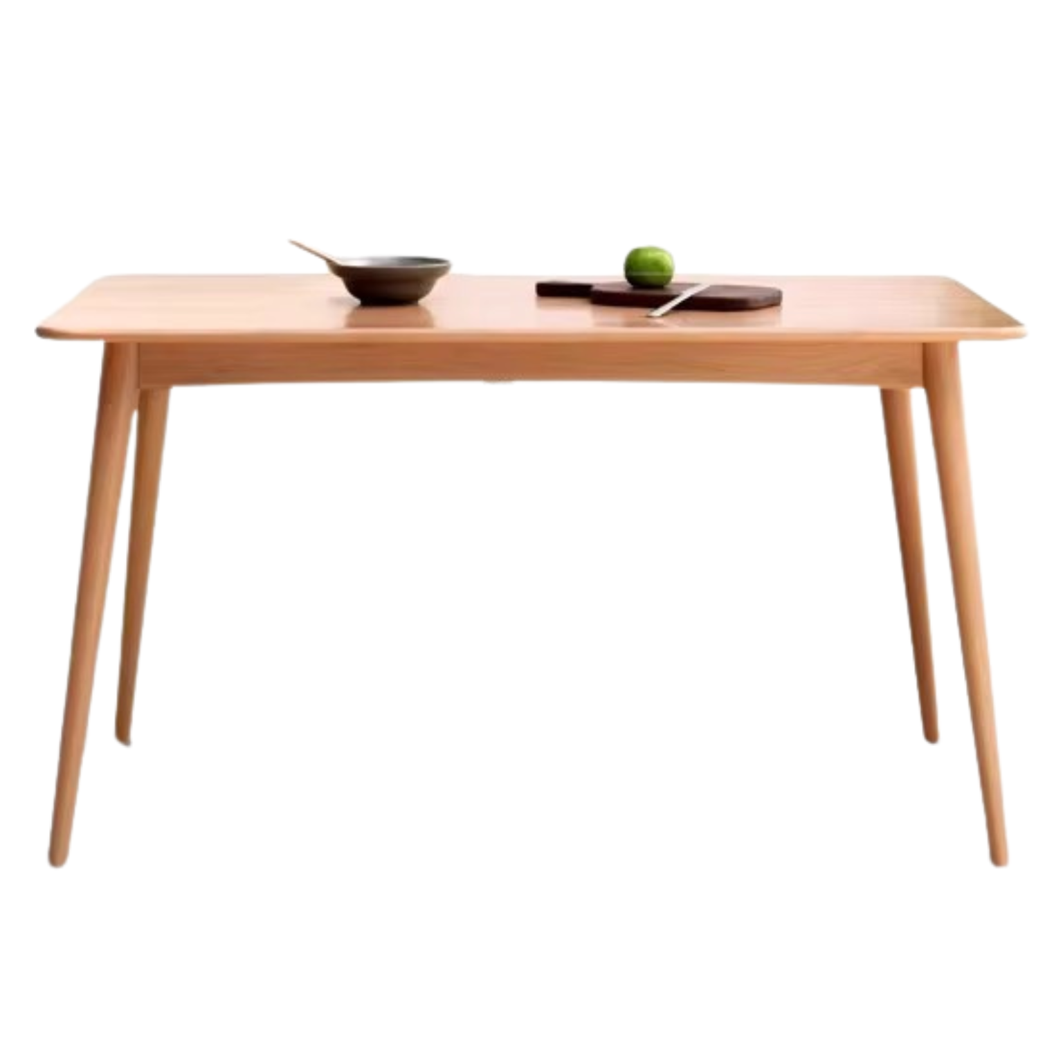 European beech solid wood modern dining table