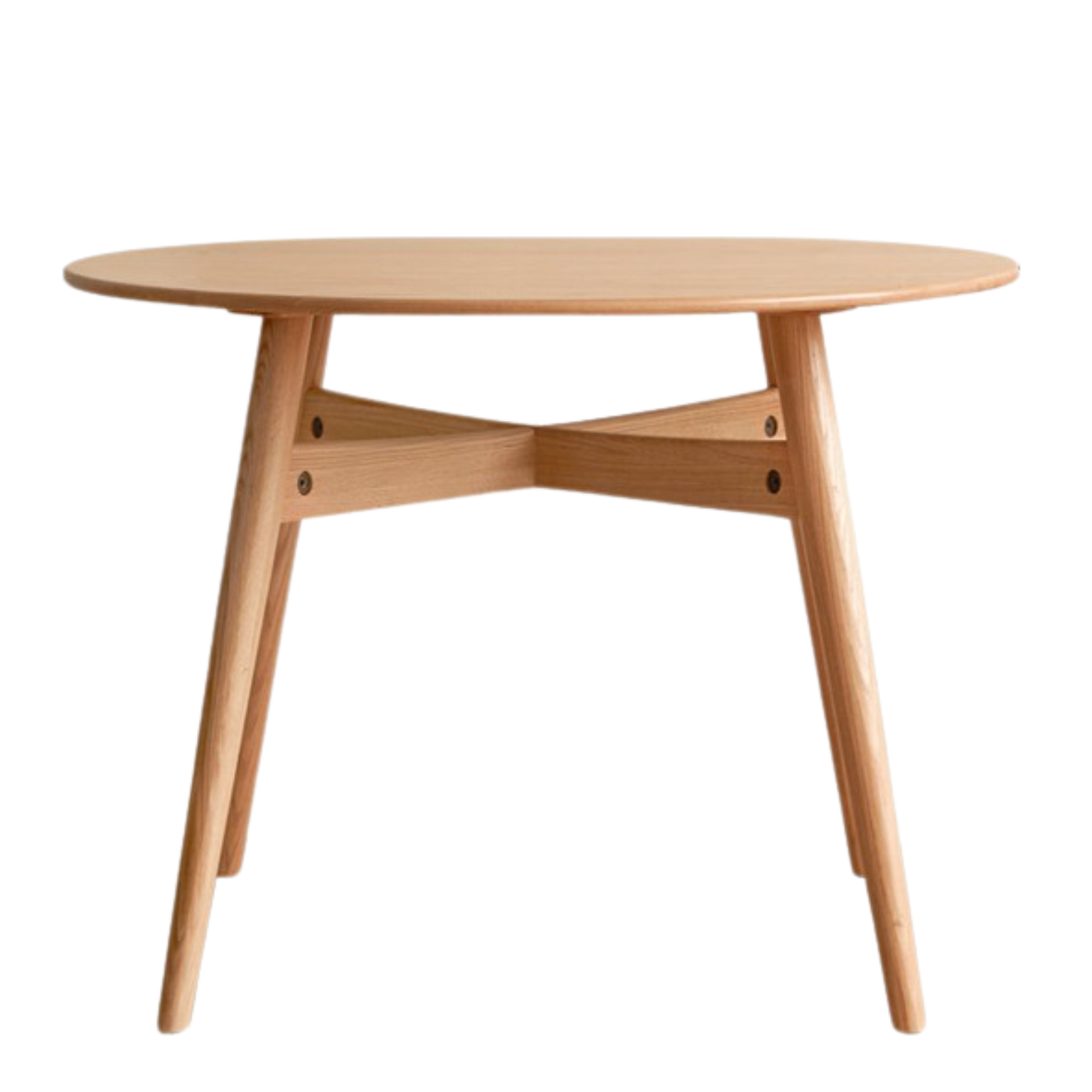 Oak Solid Wood Round Dining Table