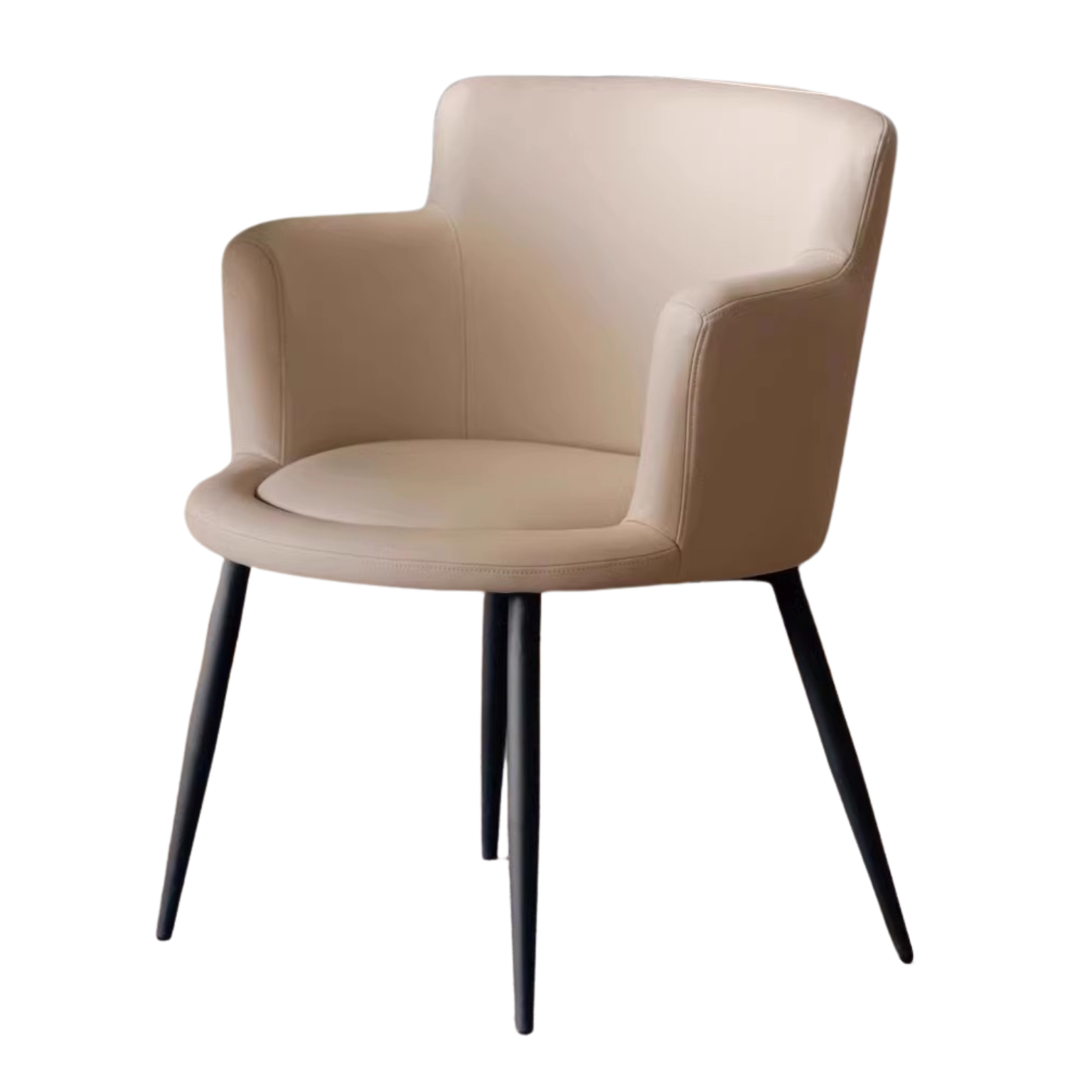 Leather Italian Light Luxury Soft Dining Chair