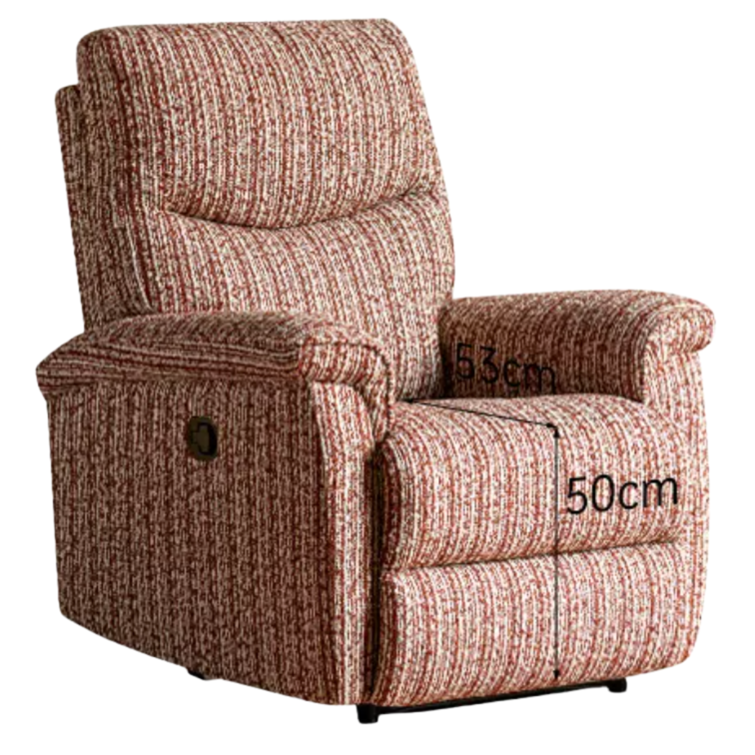 Electric Recliner Fabric Chair – Modern Minimalist Power Lounge Chair