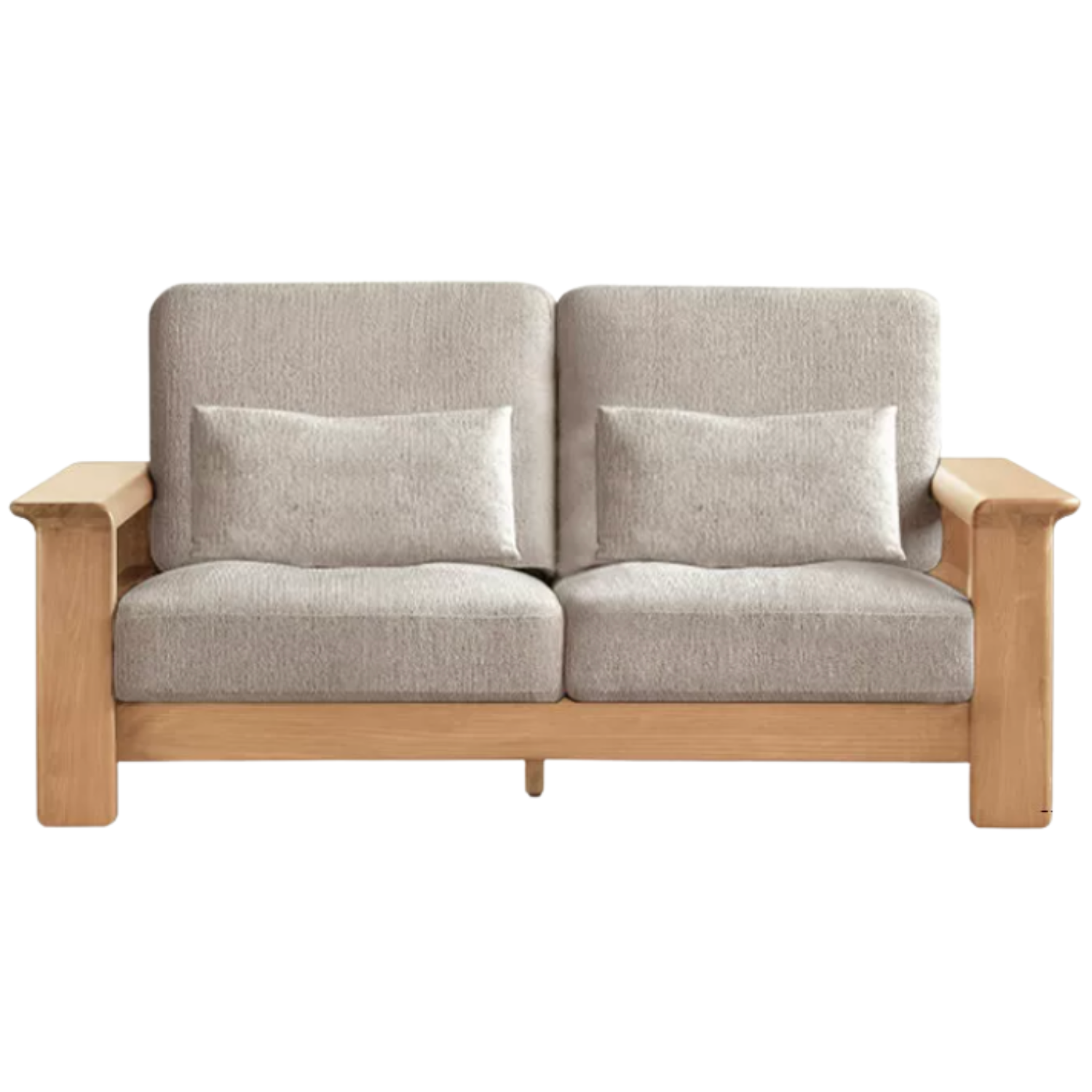 Ash solid Wood Lounge Sofa with Elevated Comfort Design