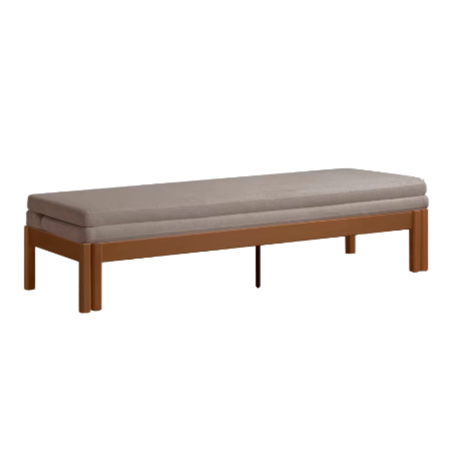 Oak Solid Wood Sofa Bed Folding Multi-functional Telescopic