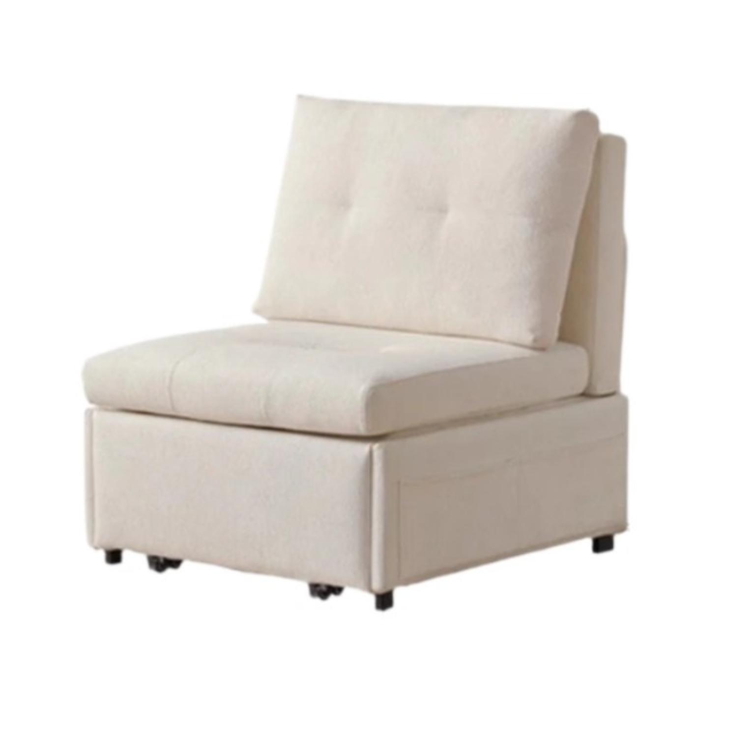 Fabric Sofa Cream Wind Multi Functional Single Chair