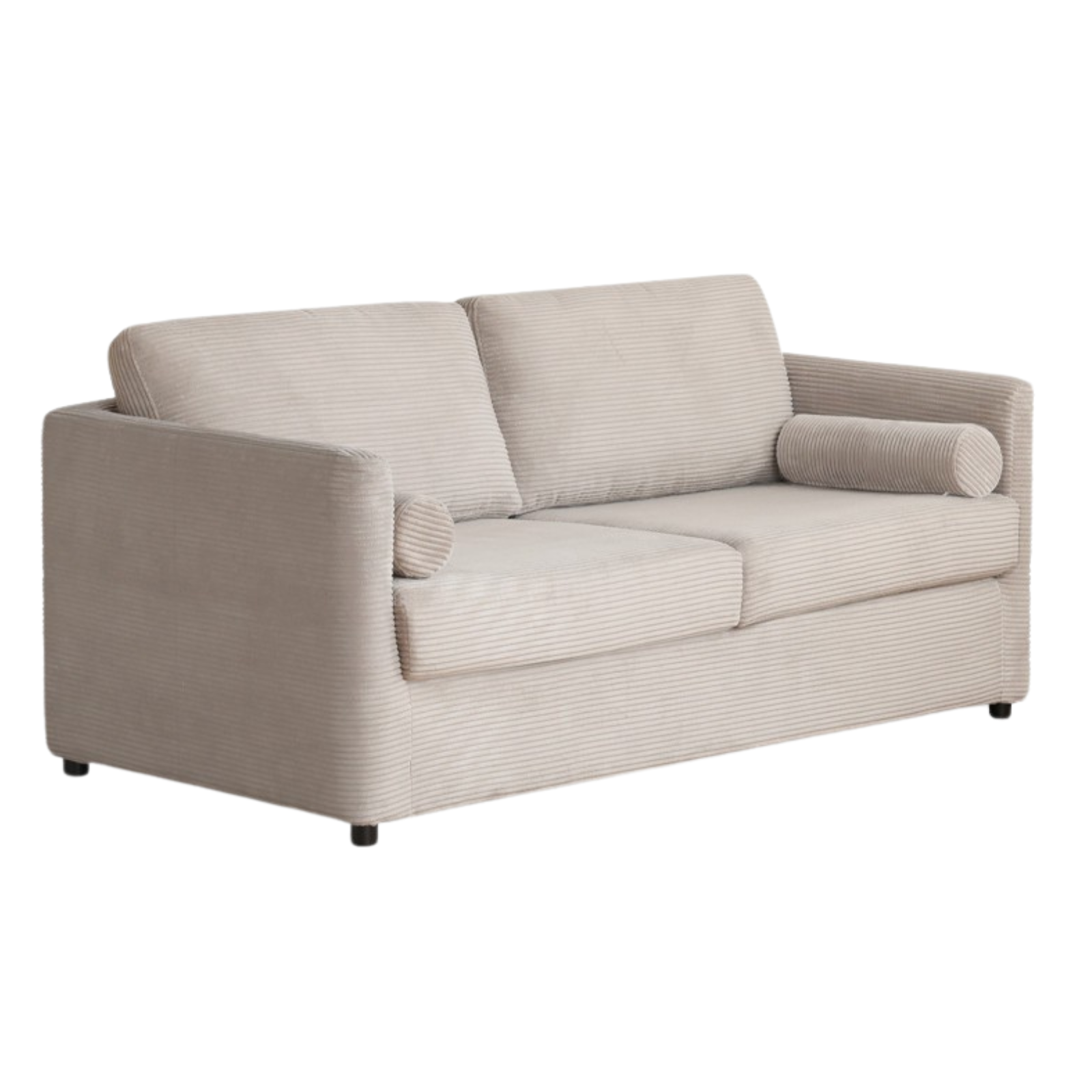 Fabric modern straight double seat sofa