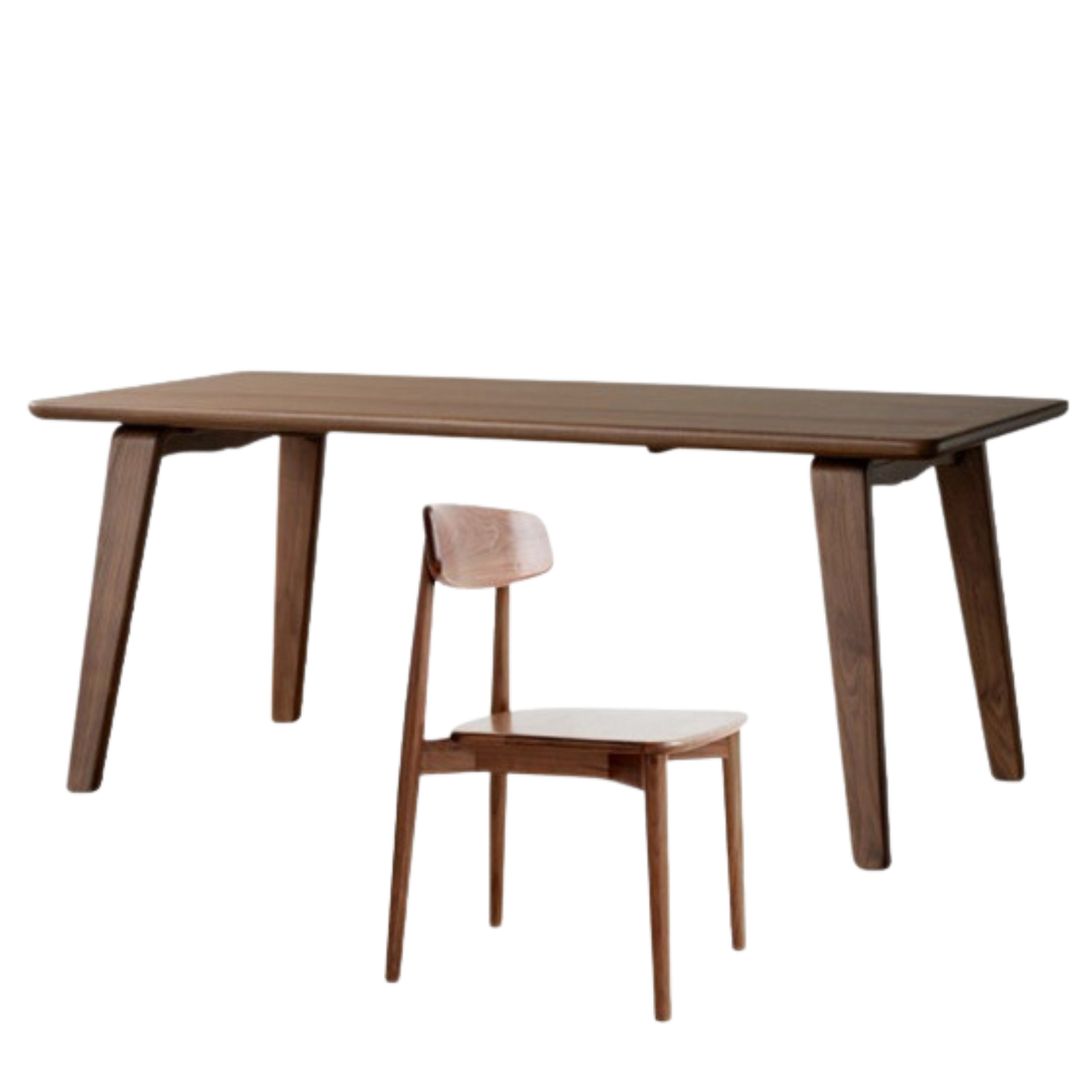 Black walnut, Ash large dining long table