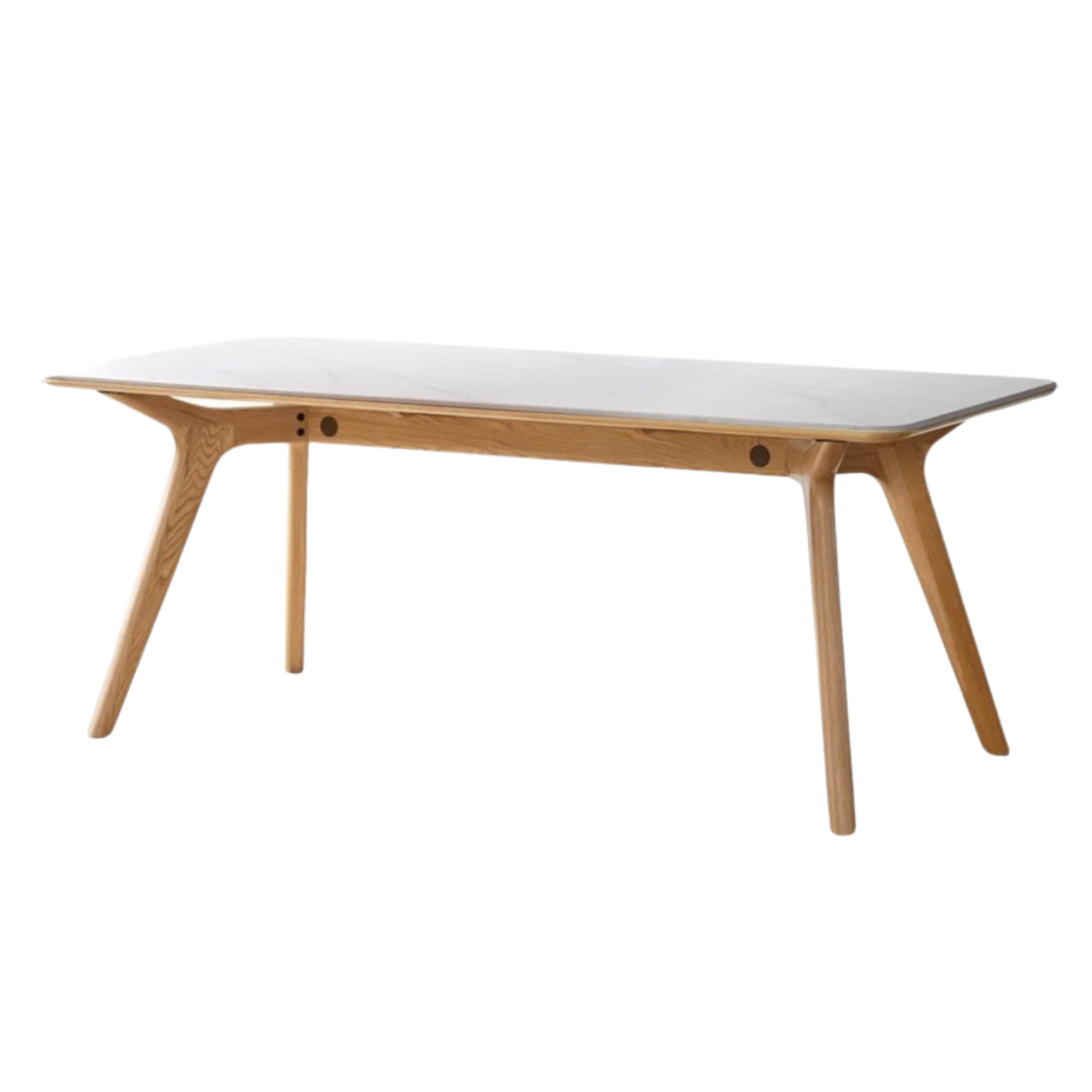 Oak Solid Wood Rock Simple Modern Dining Table