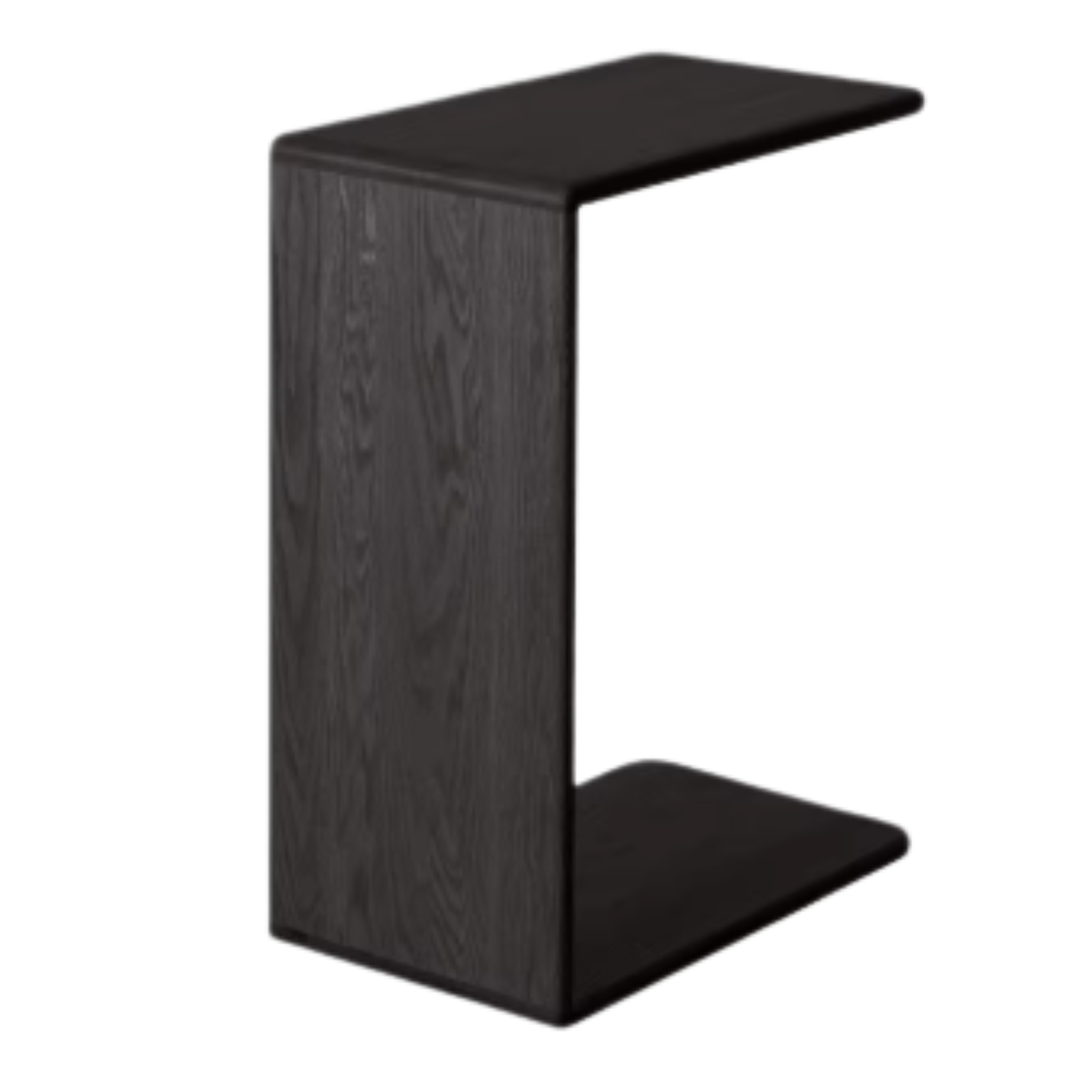 Oak Solid Wood Multifunctional C-shaped Side Table