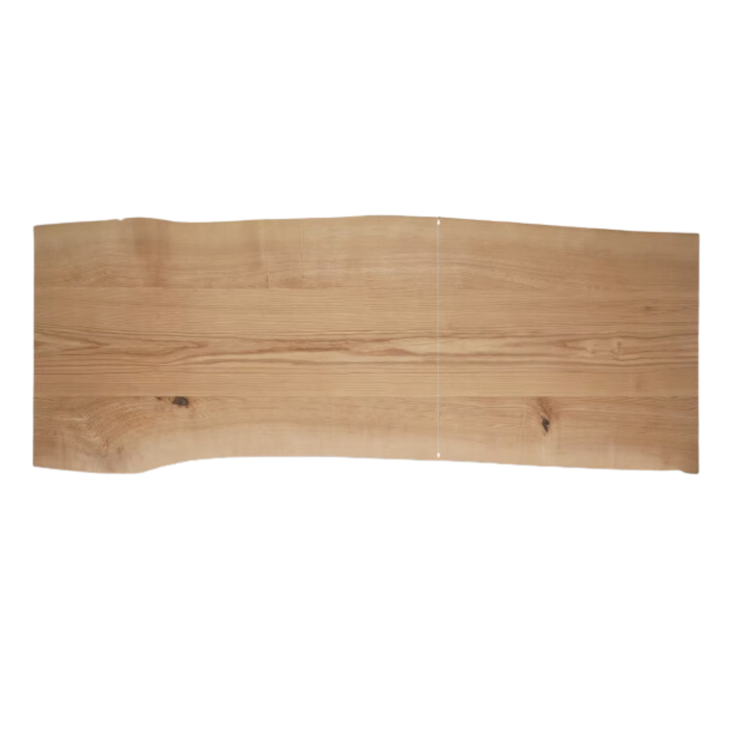 Ash solid wood large board natural edge for dining table