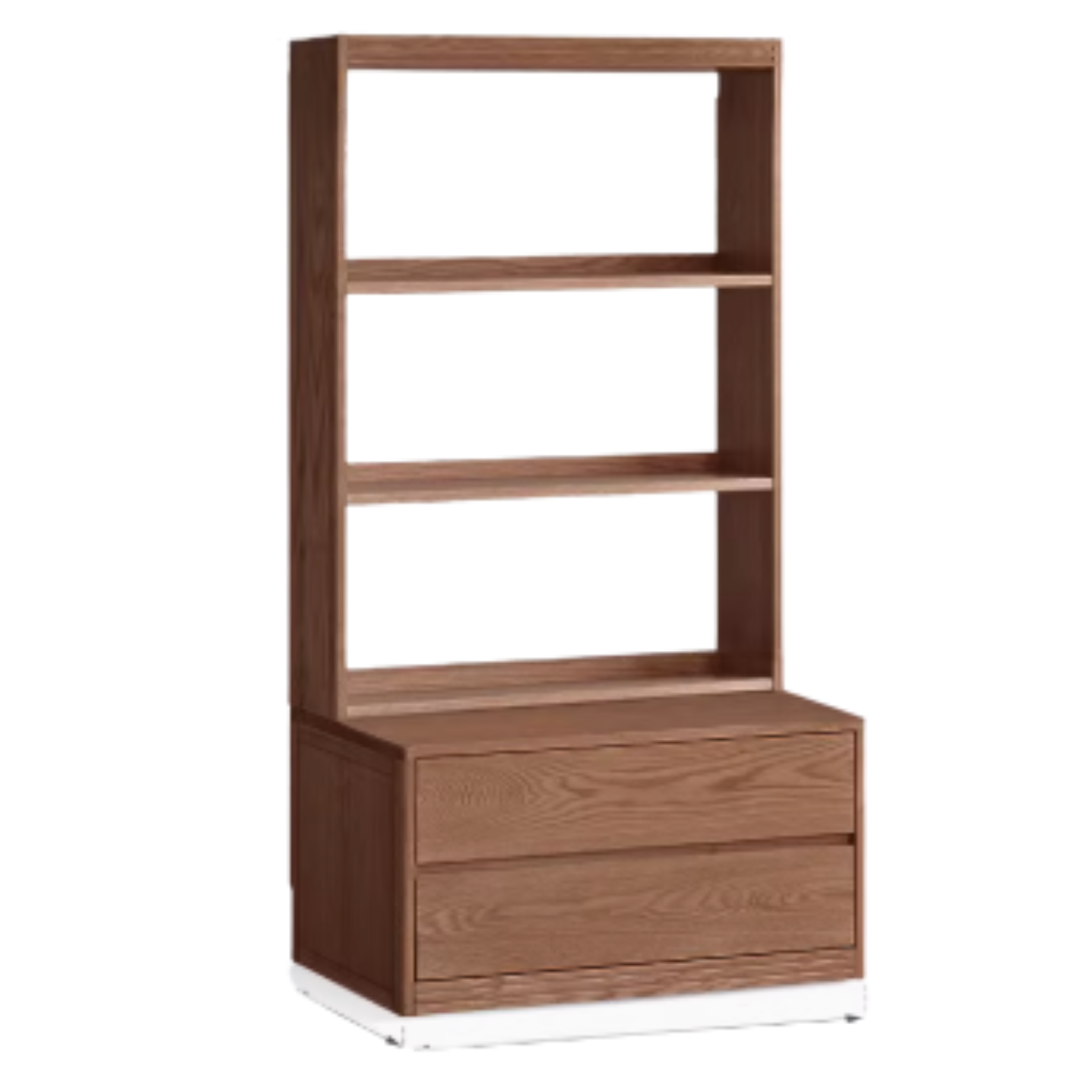 Oak Solid Wood Bookshelf Floor Rack Storage Full Wall Bookcase