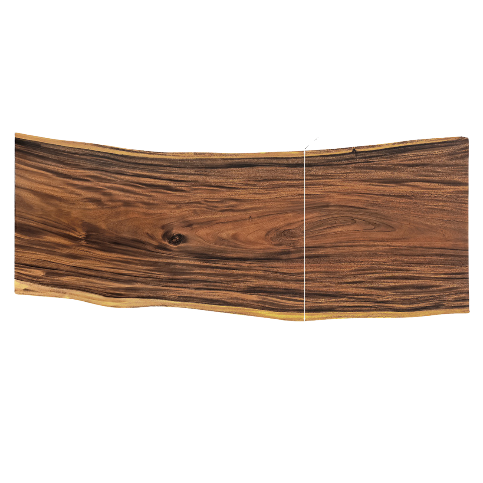 Black walnut Solid wood natural edge large top for dining table: