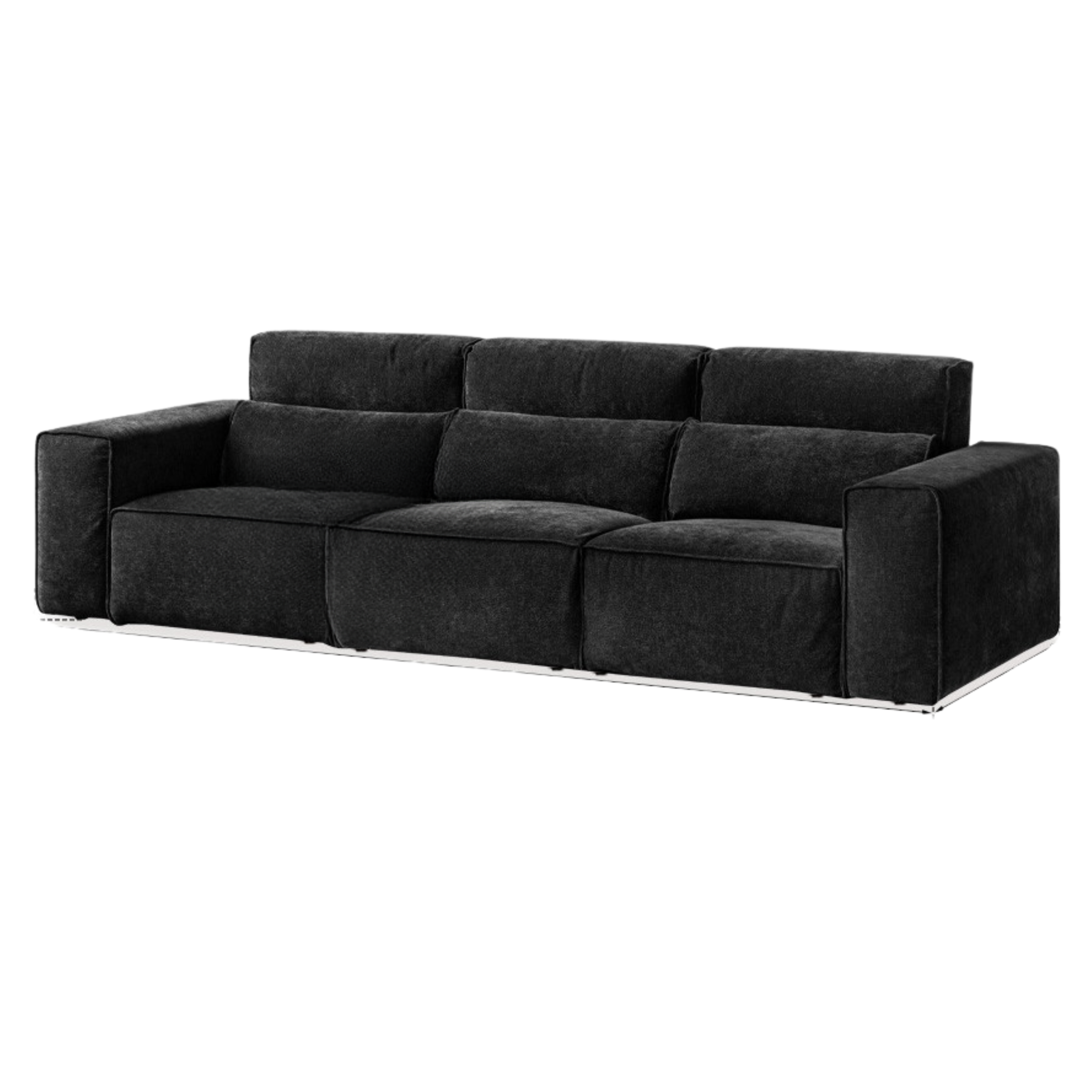 Fabric Modern Style chenille tofu block Sofa