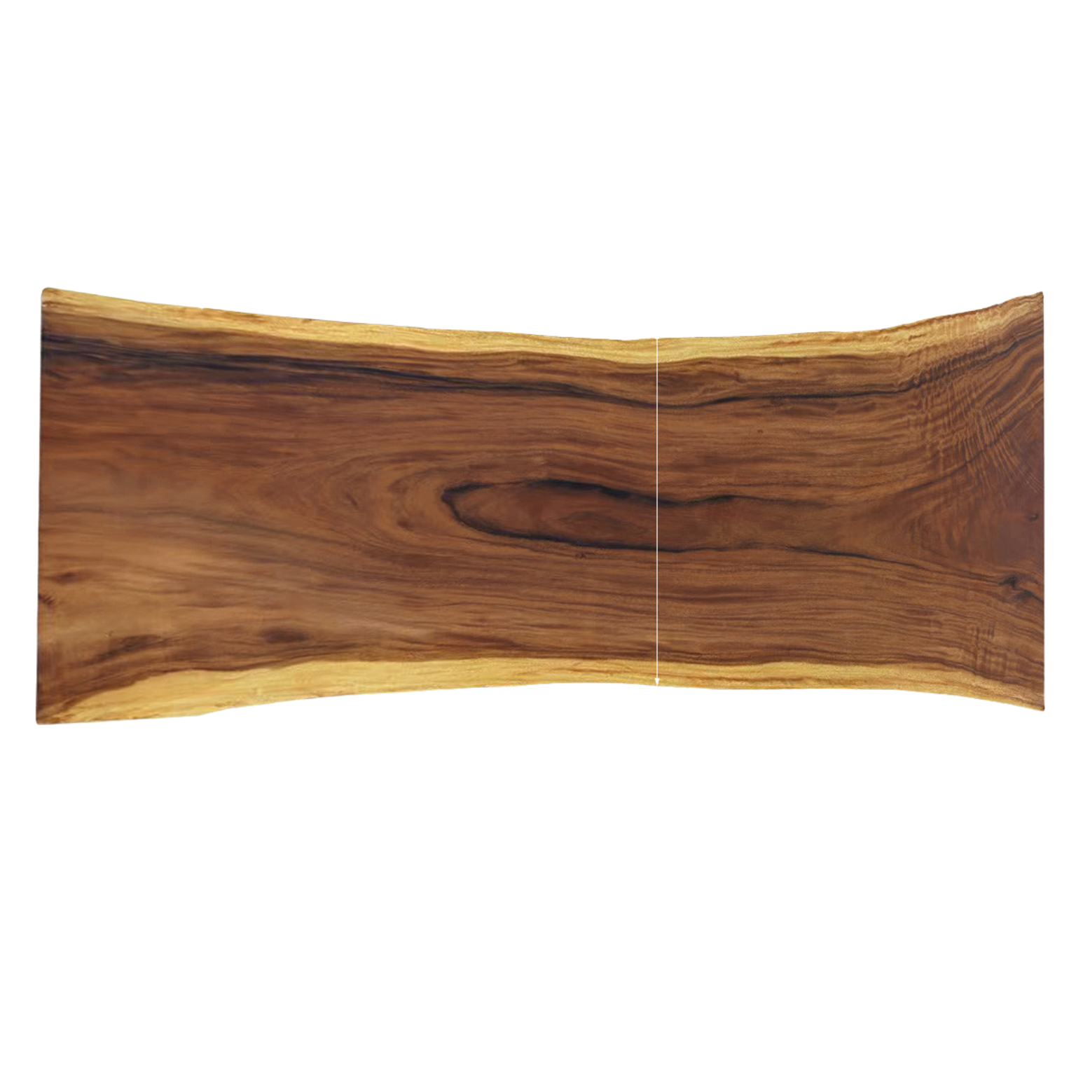 Black walnut Solid wood natural edge large top for dining table: