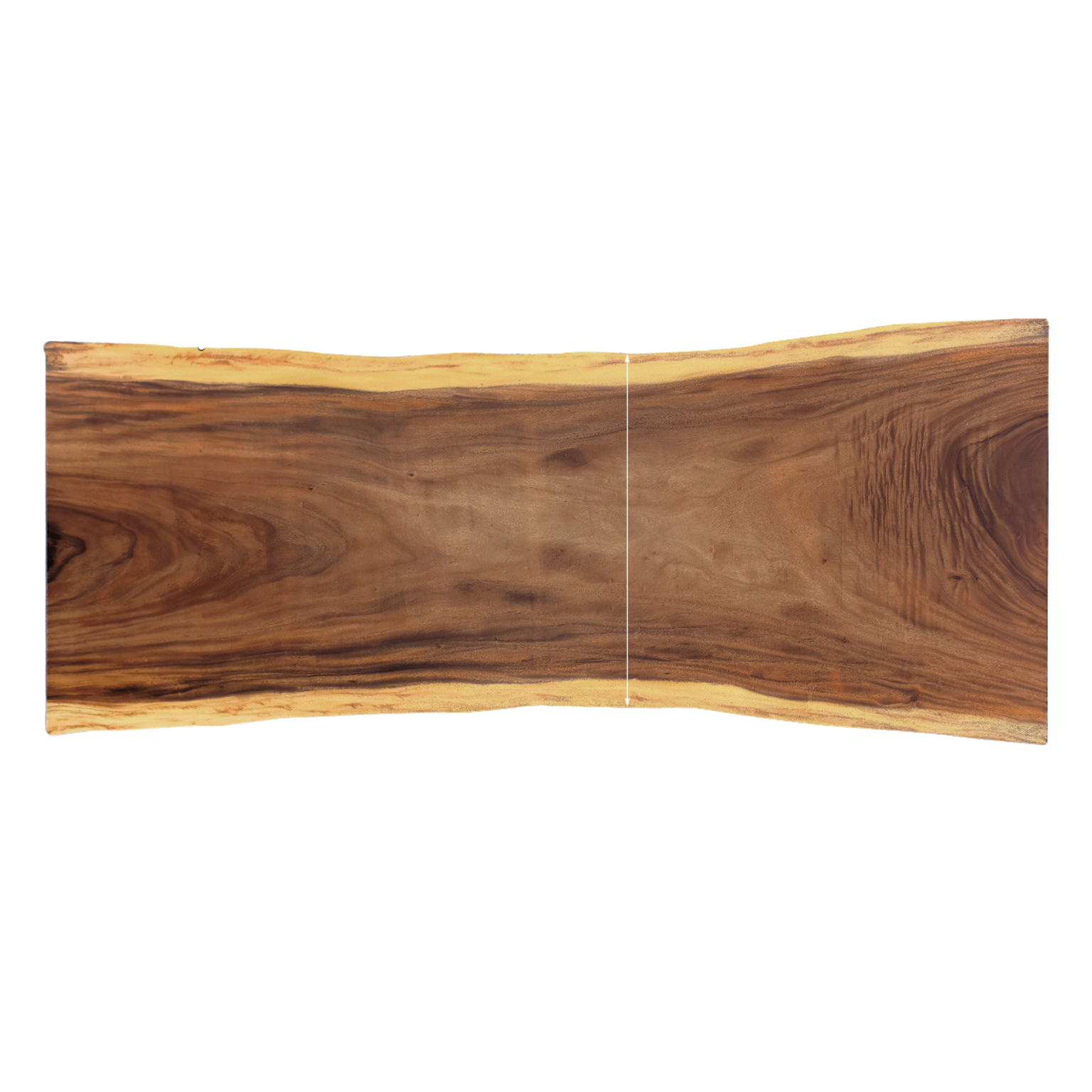 Black walnut Solid wood natural edge large top for dining table: