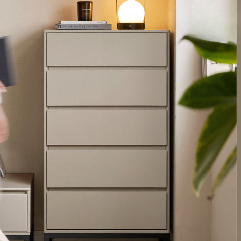 Poplar Solid wood side storage cabinet -